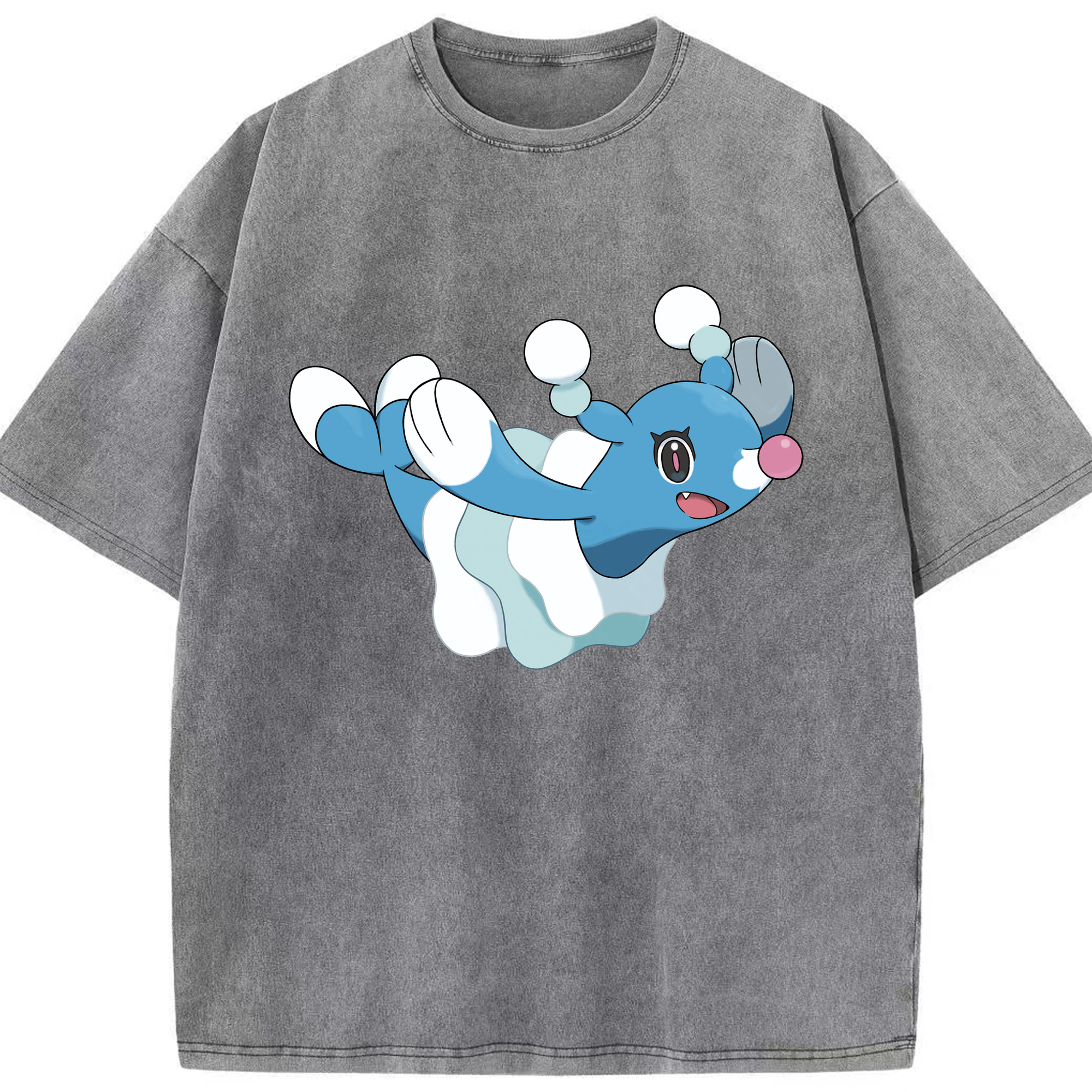 （画像用） ポケットモンスター Pokémon 綿100% ヴィンテージ風 半袖Tシャツ（フロントプリント）