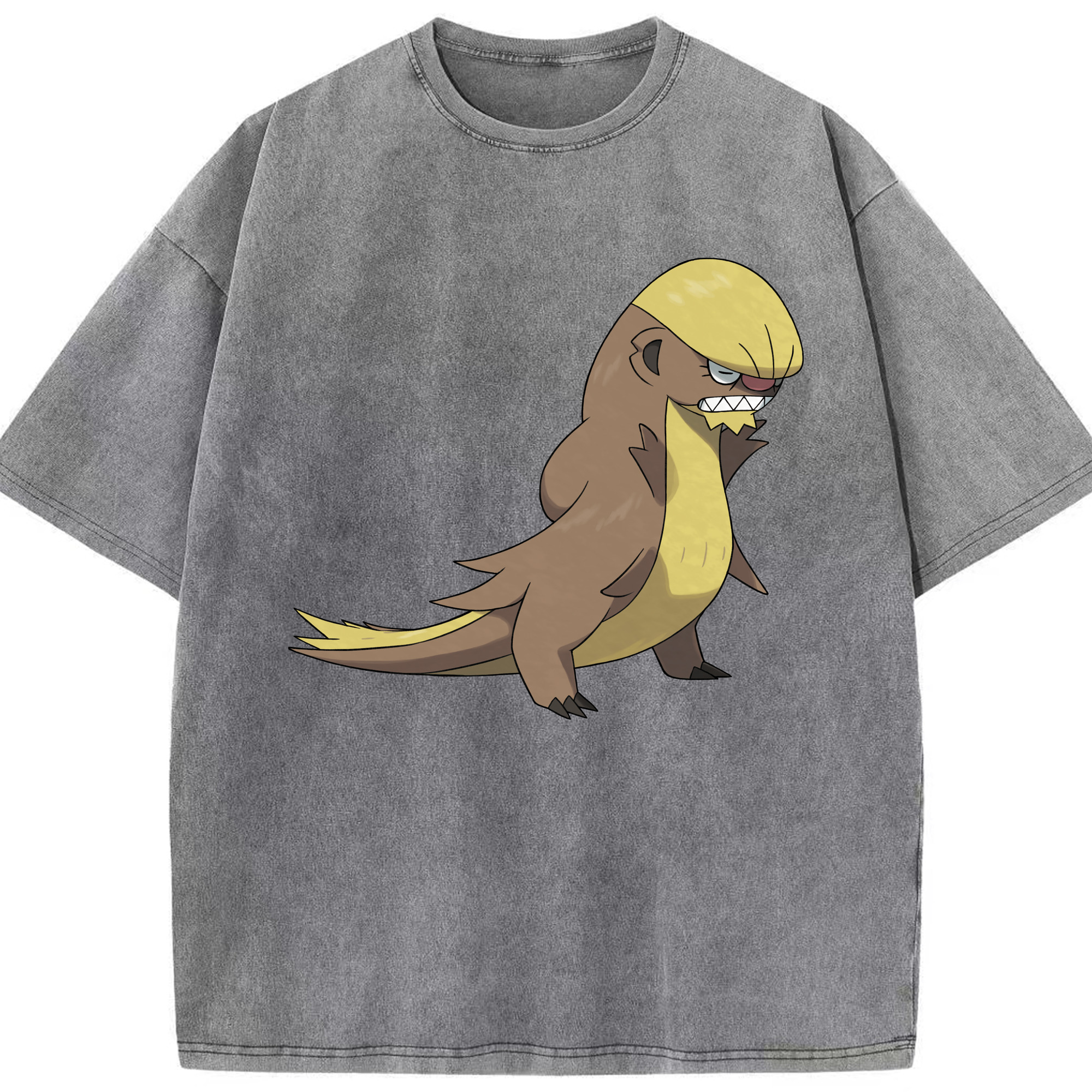 （画像用） ポケットモンスター Pokémon 綿100% ヴィンテージ風 半袖Tシャツ（フロントプリント）