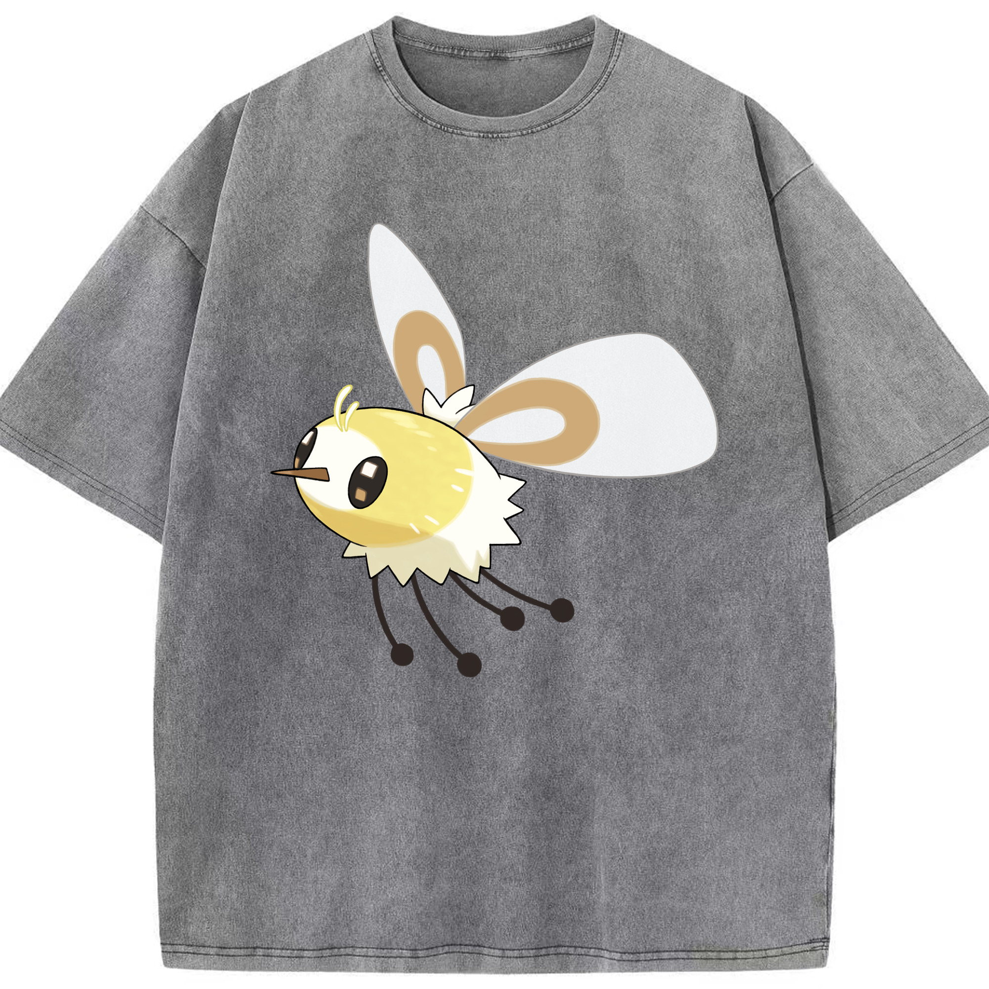 （画像用） ポケットモンスター Pokémon 綿100% ヴィンテージ風 半袖Tシャツ（フロントプリント）