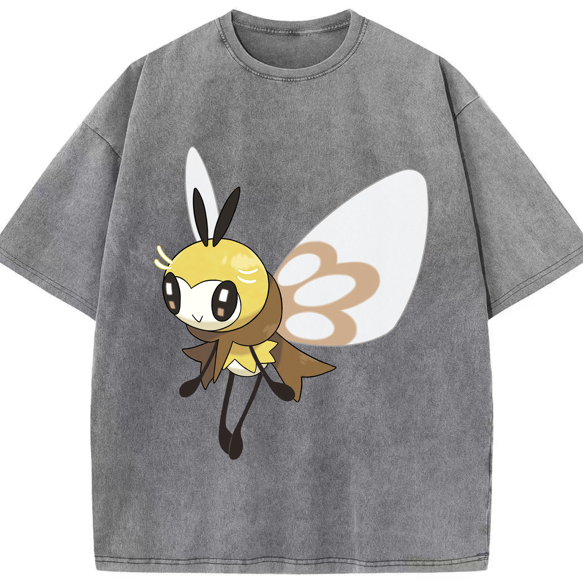 （画像用） ポケットモンスター Pokémon 綿100% ヴィンテージ風 半袖Tシャツ（フロントプリント）