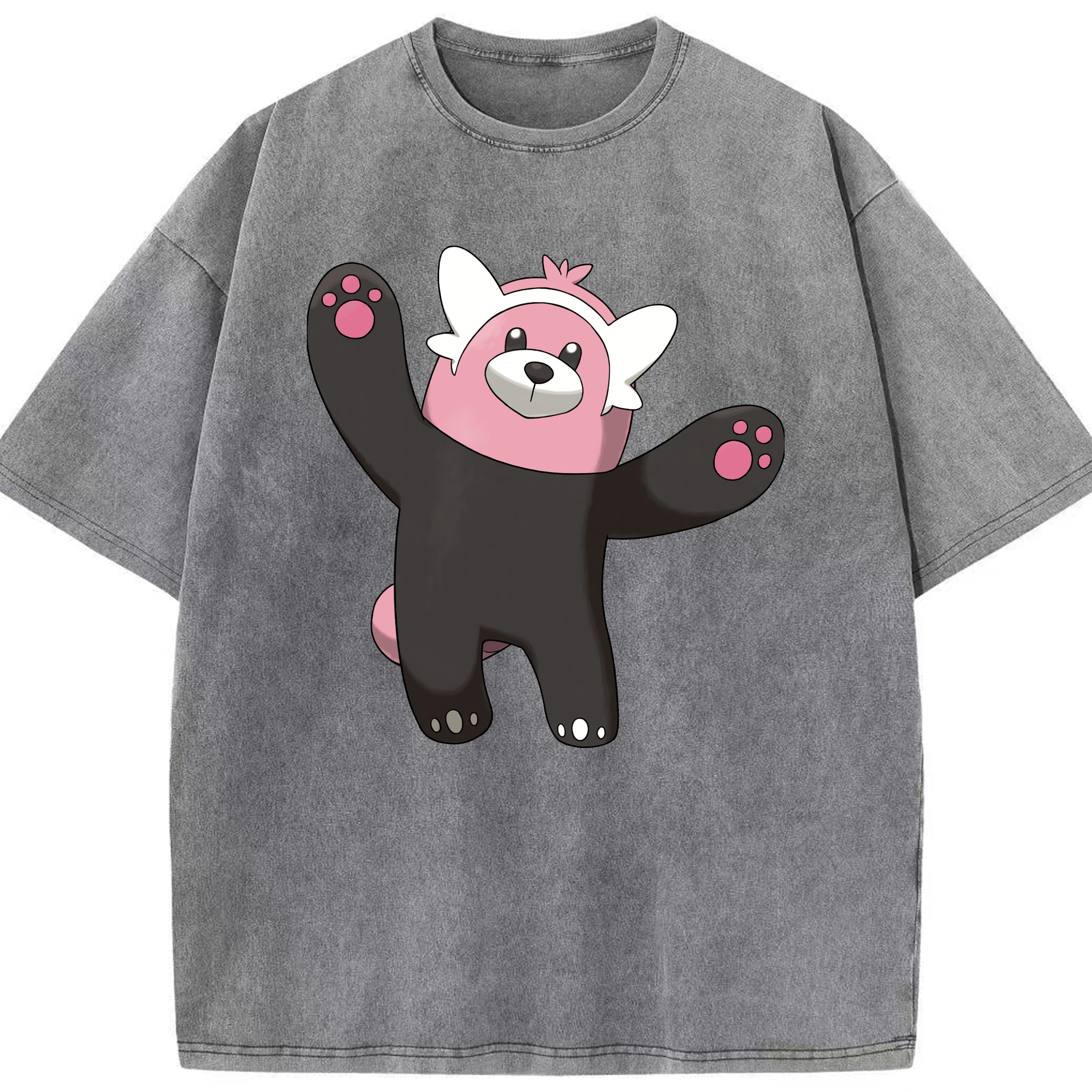 ポケットモンスター Pokémon 綿100% ヴィンテージ風 半袖Tシャツ（フロントプリント）