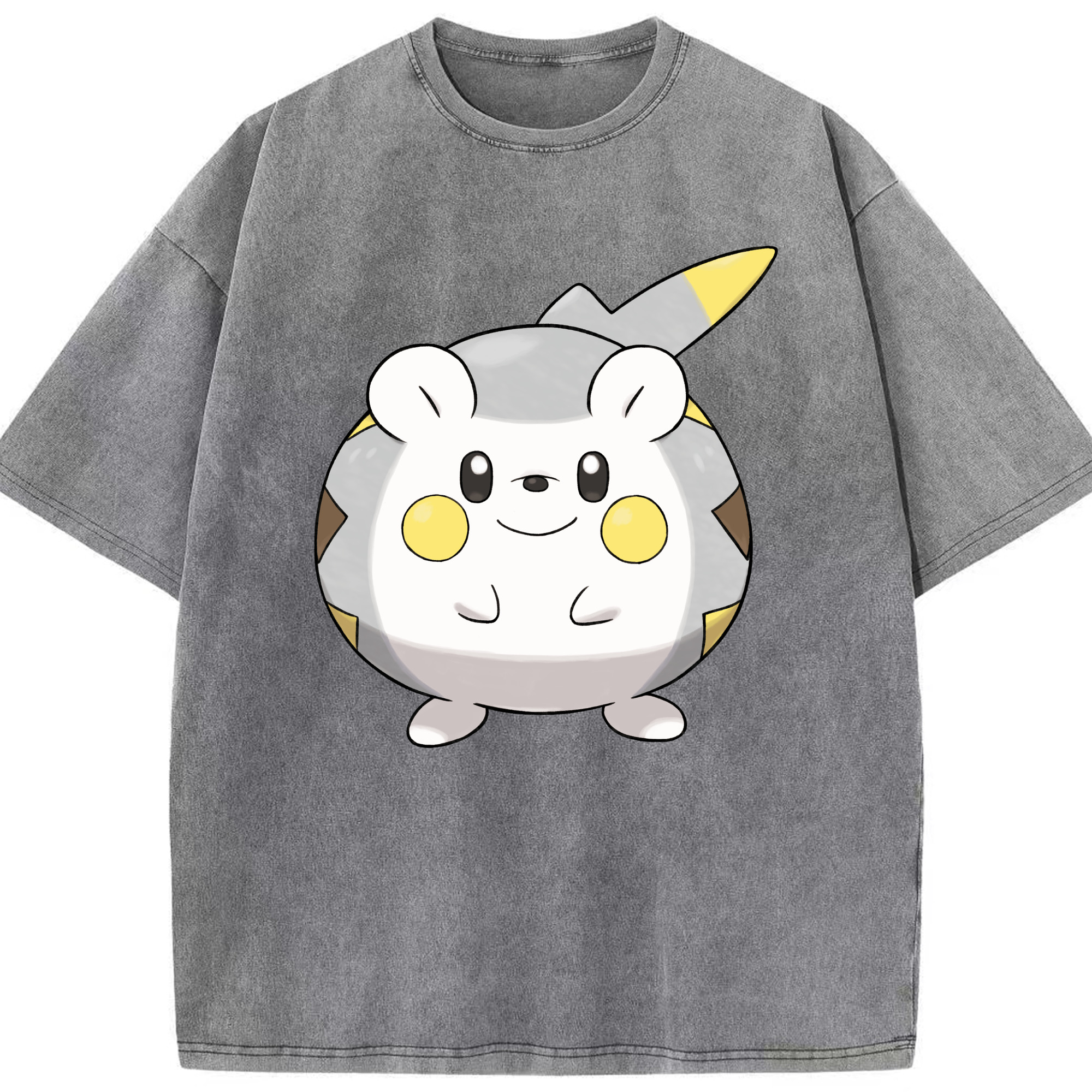 （画像用） ポケットモンスター Pokémon 綿100% ヴィンテージ風 半袖Tシャツ（フロントプリント）