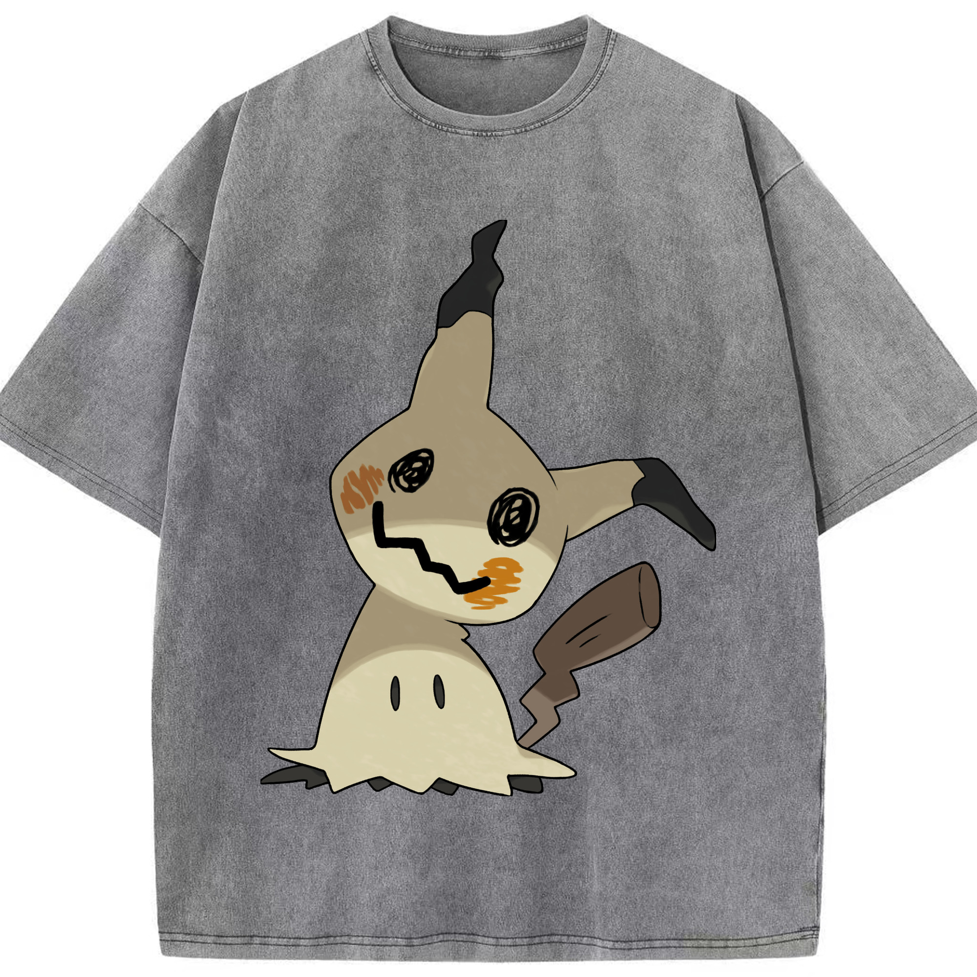 （画像用） ポケットモンスター Pokémon 綿100% ヴィンテージ風 半袖Tシャツ（フロントプリント）