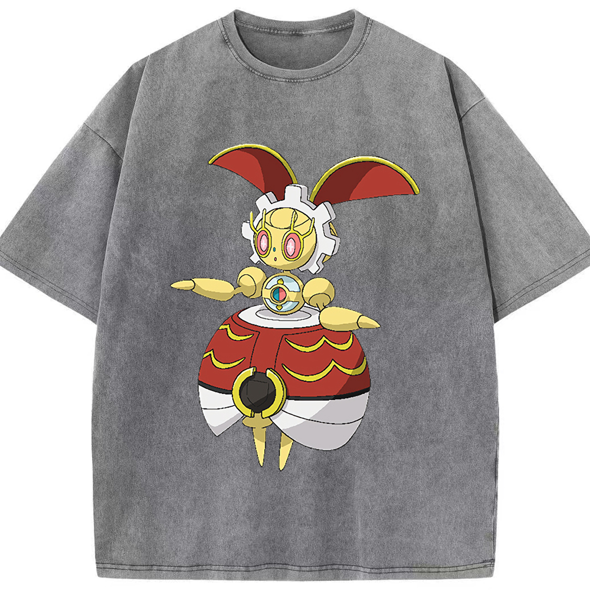 （画像用） ポケットモンスター Pokémon 綿100% ヴィンテージ風 半袖Tシャツ（フロントプリント）