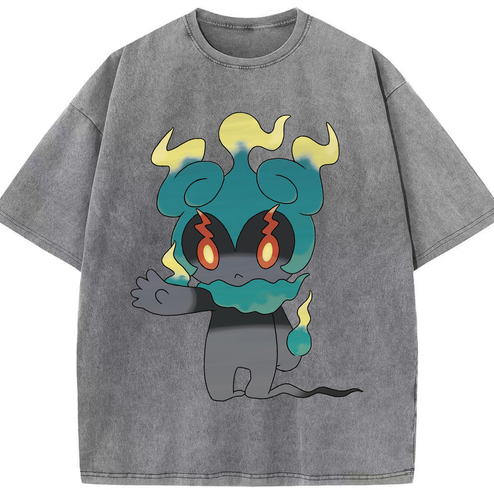 （画像用） ポケットモンスター Pokémon 綿100% ヴィンテージ風 半袖Tシャツ（フロントプリント）