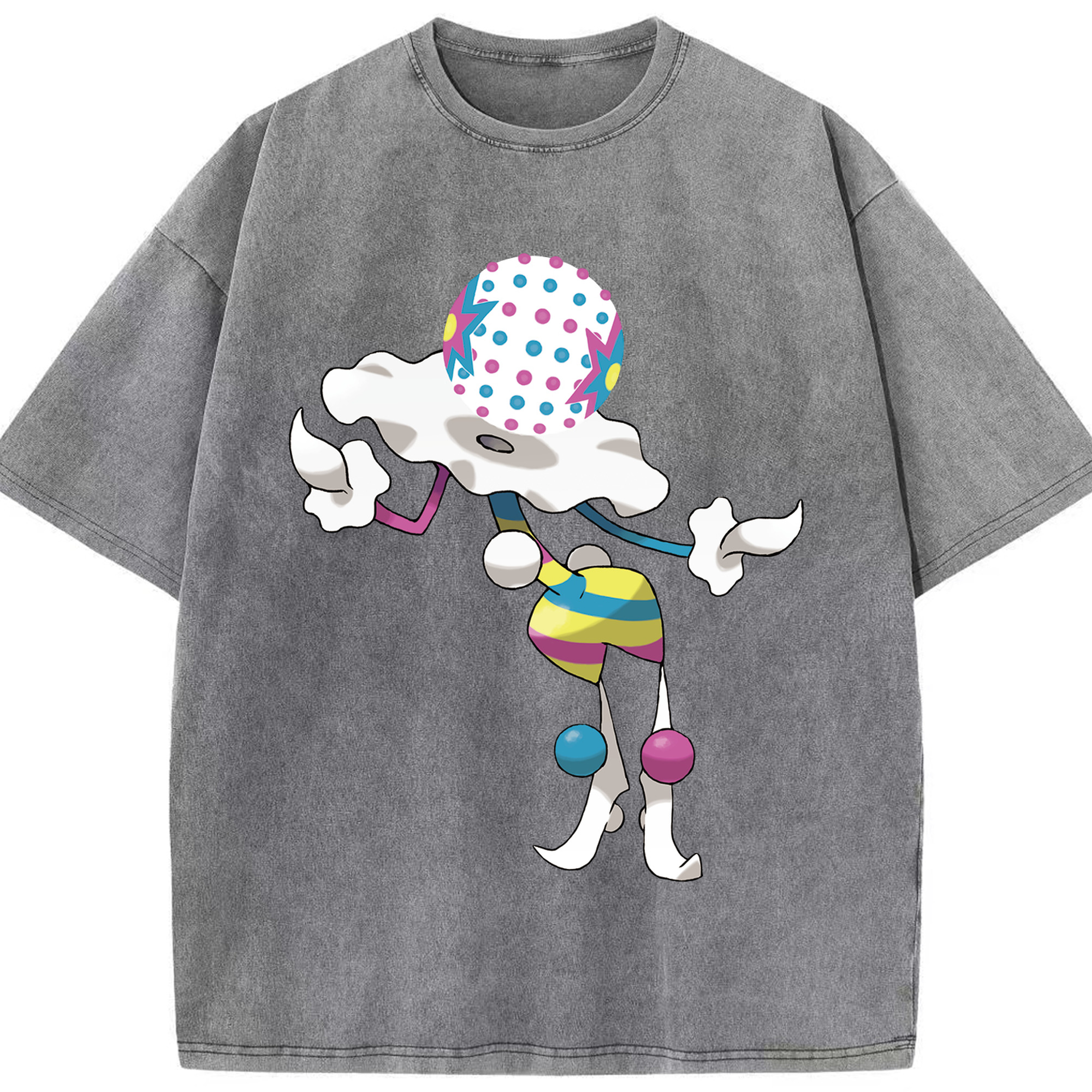 （画像用） ポケットモンスター Pokémon 綿100% ヴィンテージ風 半袖Tシャツ（フロントプリント）