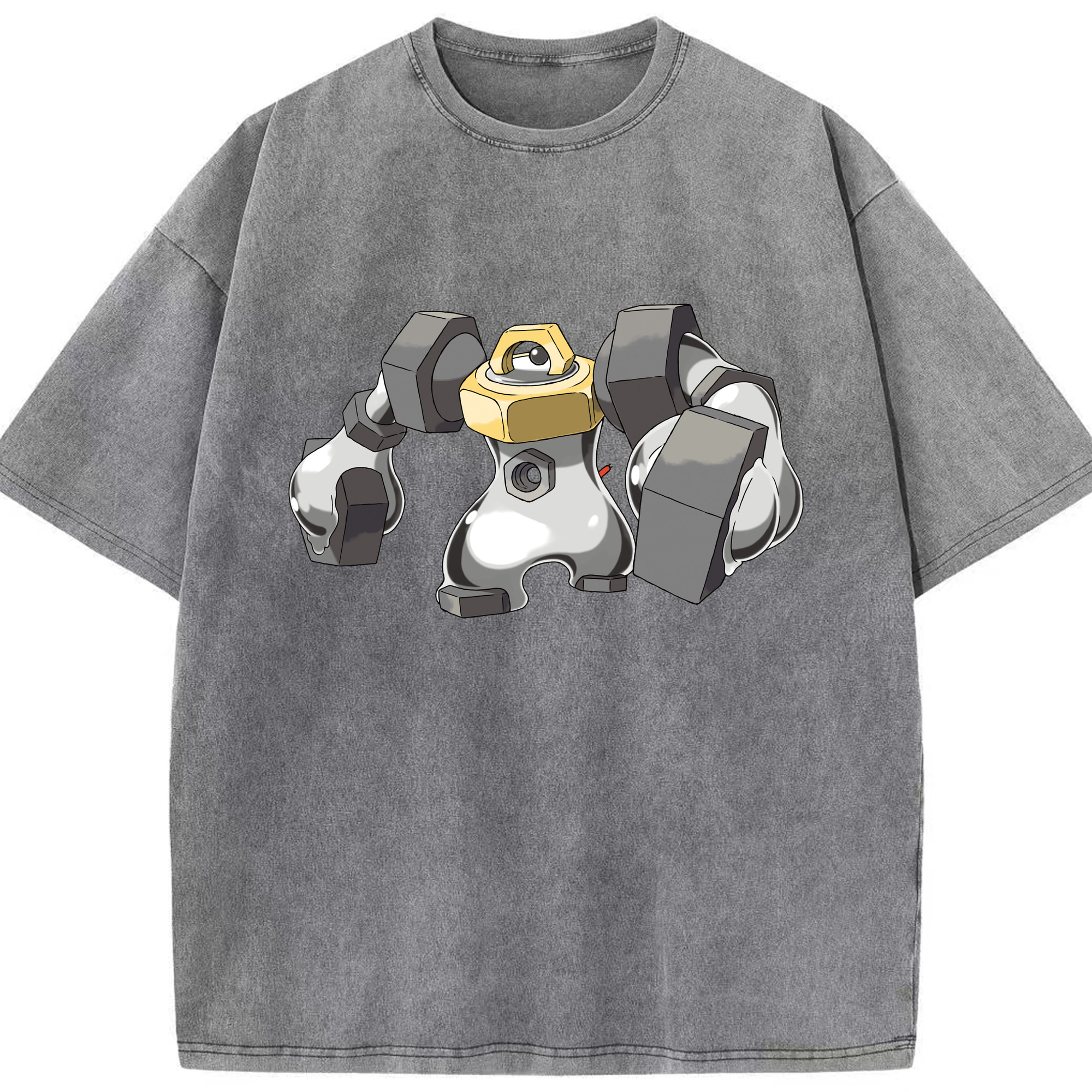 （画像用） ポケットモンスター Pokémon 綿100% ヴィンテージ風 半袖Tシャツ（フロントプリント）
