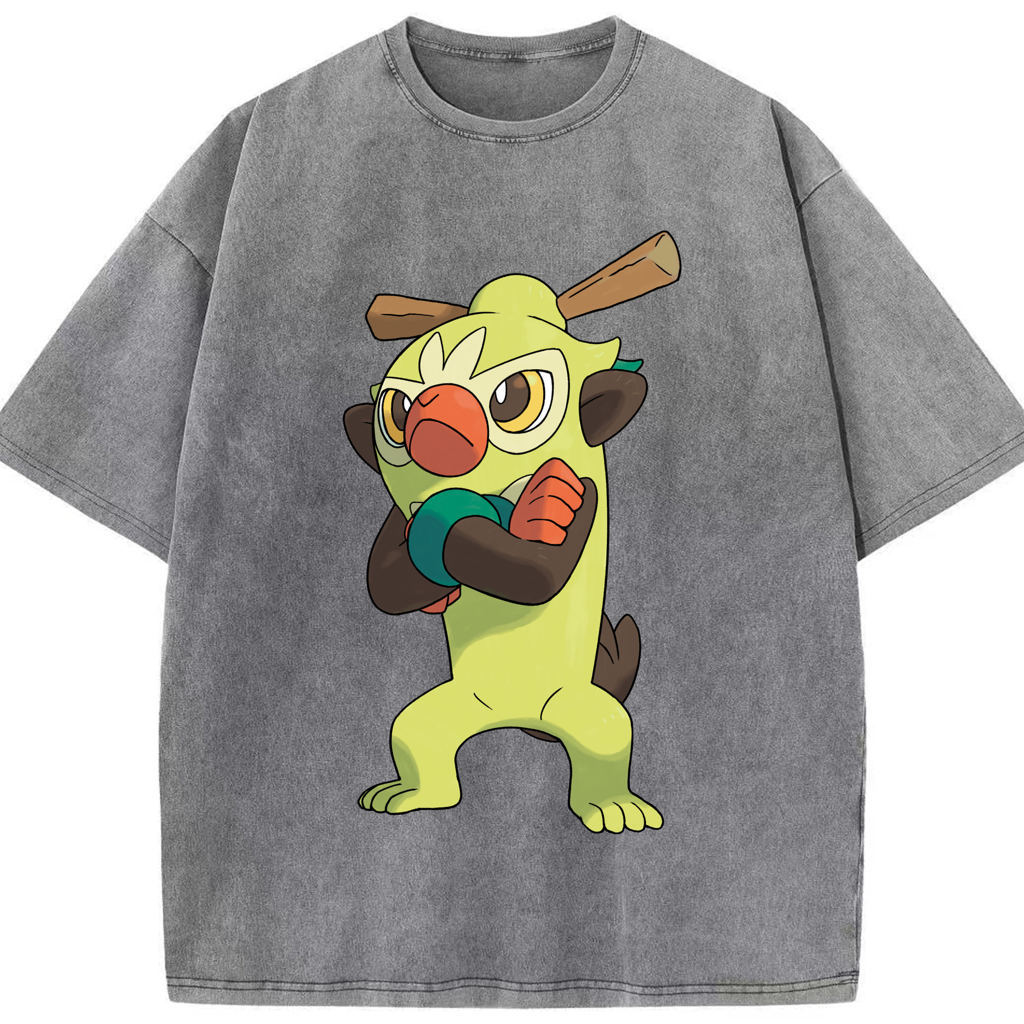 （画像用） ポケットモンスター Pokémon 綿100% ヴィンテージ風 半袖Tシャツ（フロントプリント）