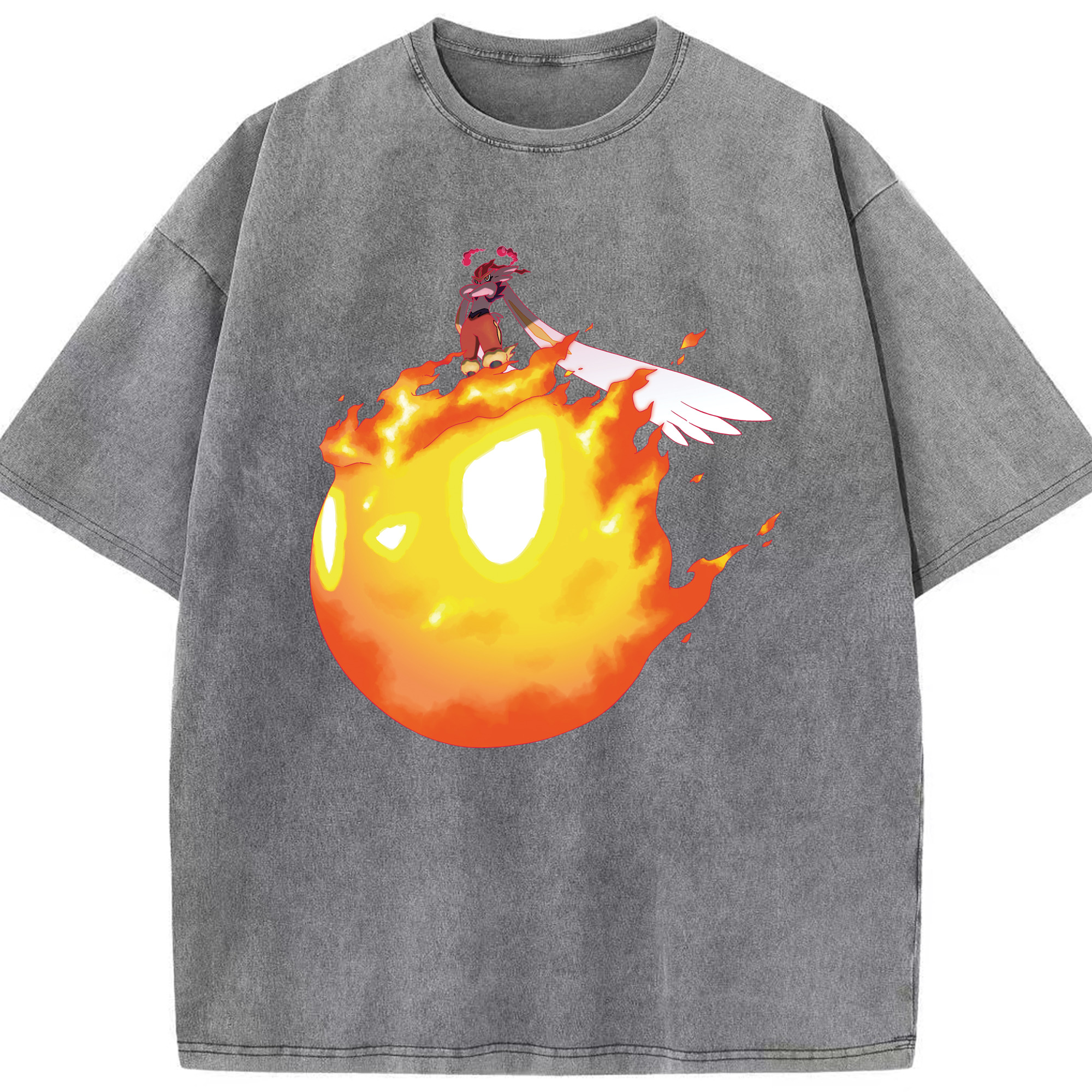 （画像用） ポケットモンスター Pokémon 綿100% ヴィンテージ風 半袖Tシャツ（フロントプリント）
