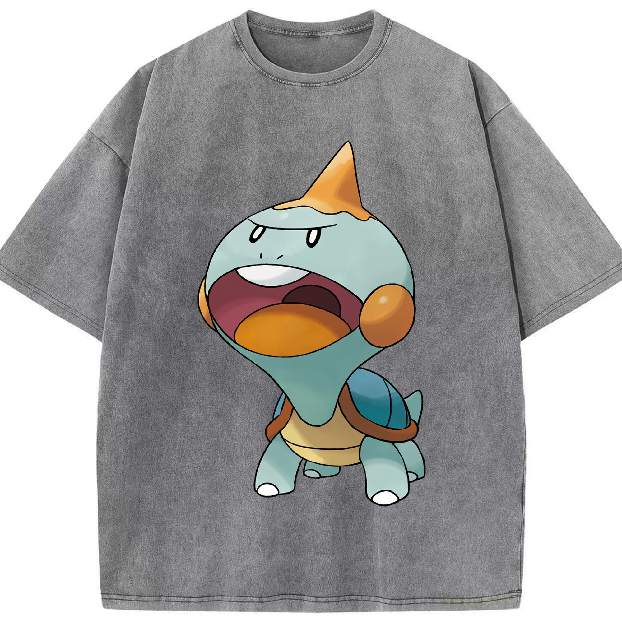 （画像用） ポケットモンスター Pokémon 綿100% ヴィンテージ風 半袖Tシャツ（フロントプリント）