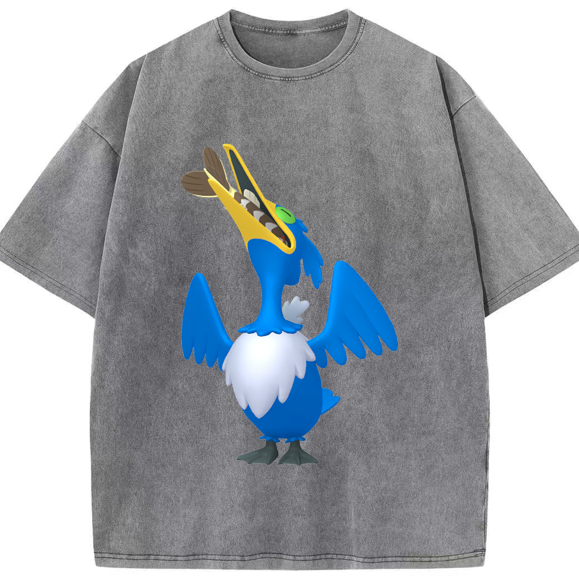 （画像用） ポケットモンスター Pokémon 綿100% ヴィンテージ風 半袖Tシャツ（フロントプリント）