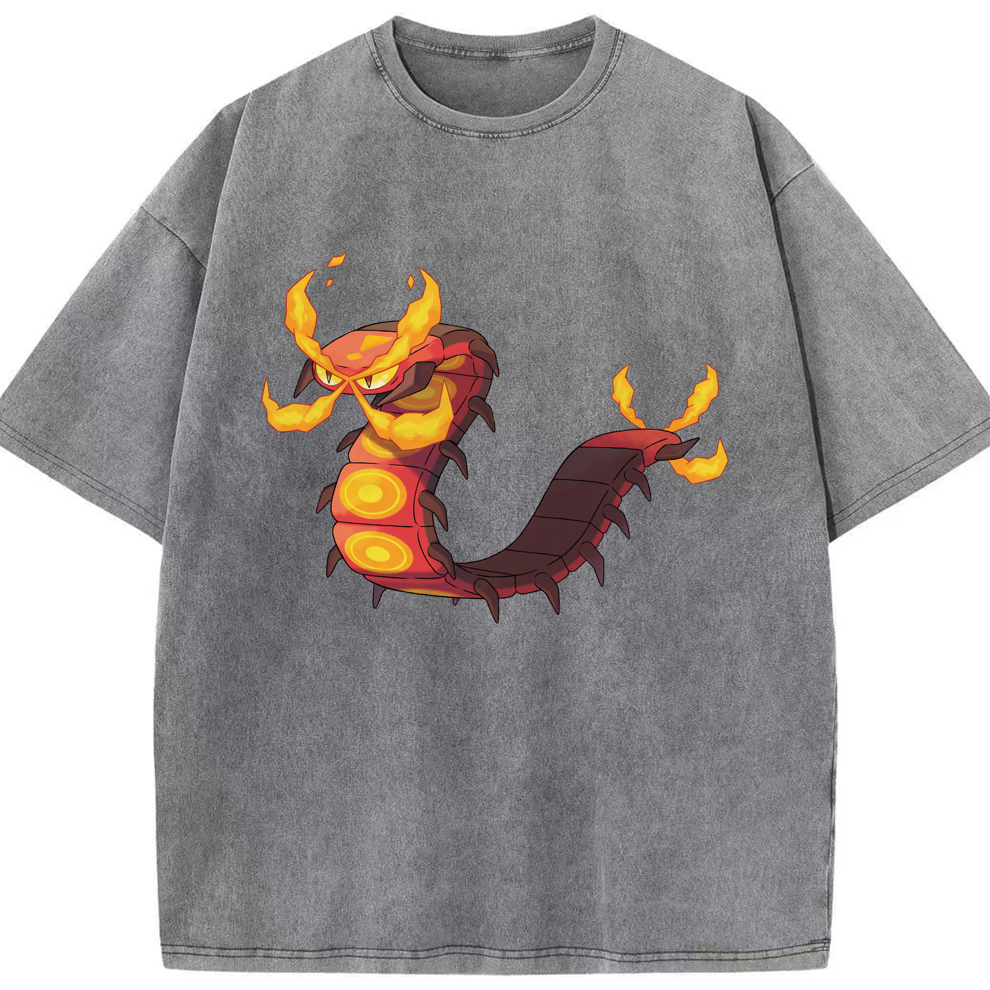 （画像用） ポケットモンスター Pokémon 綿100% ヴィンテージ風 半袖Tシャツ（フロントプリント）