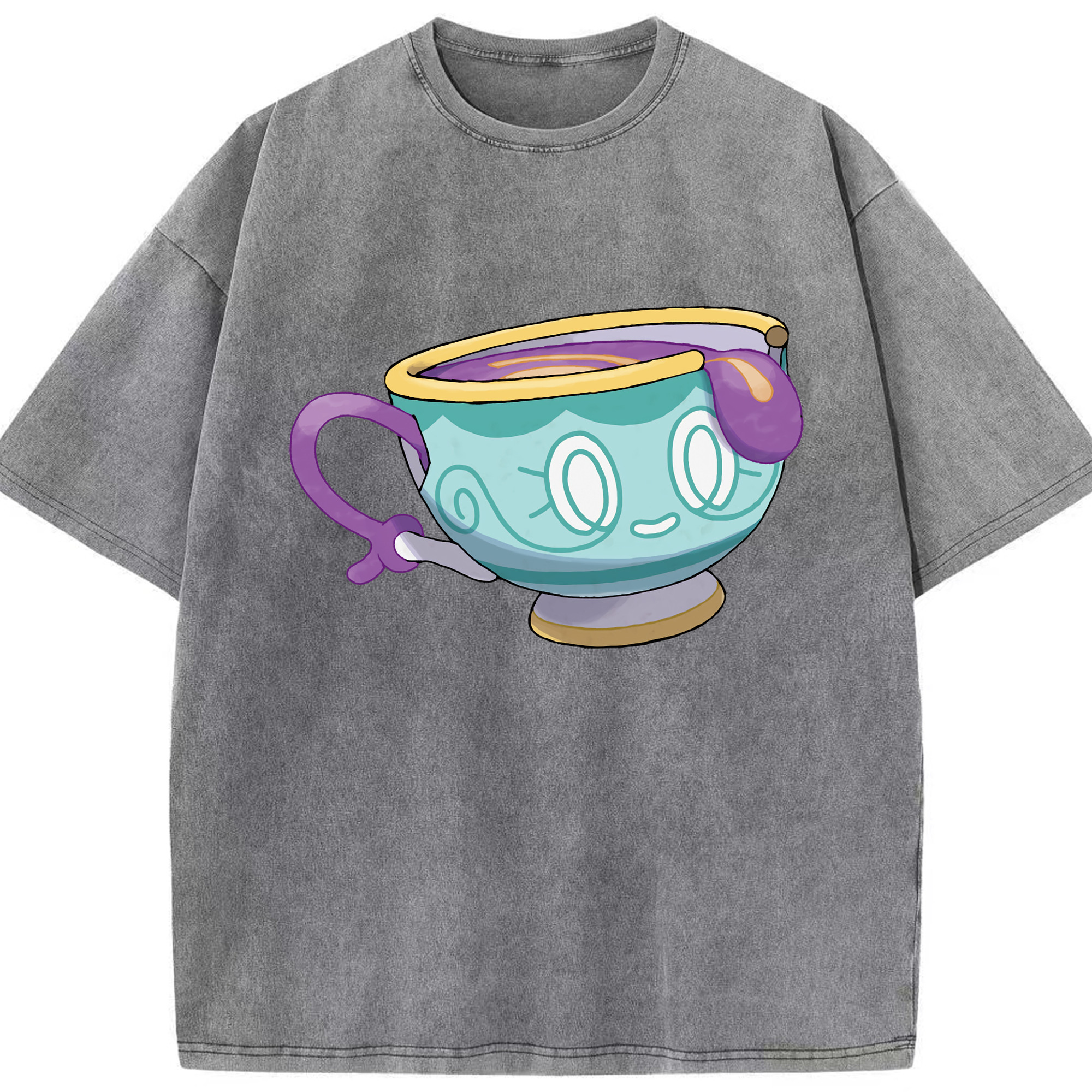 （画像用） ポケットモンスター Pokémon 綿100% ヴィンテージ風 半袖Tシャツ（フロントプリント）