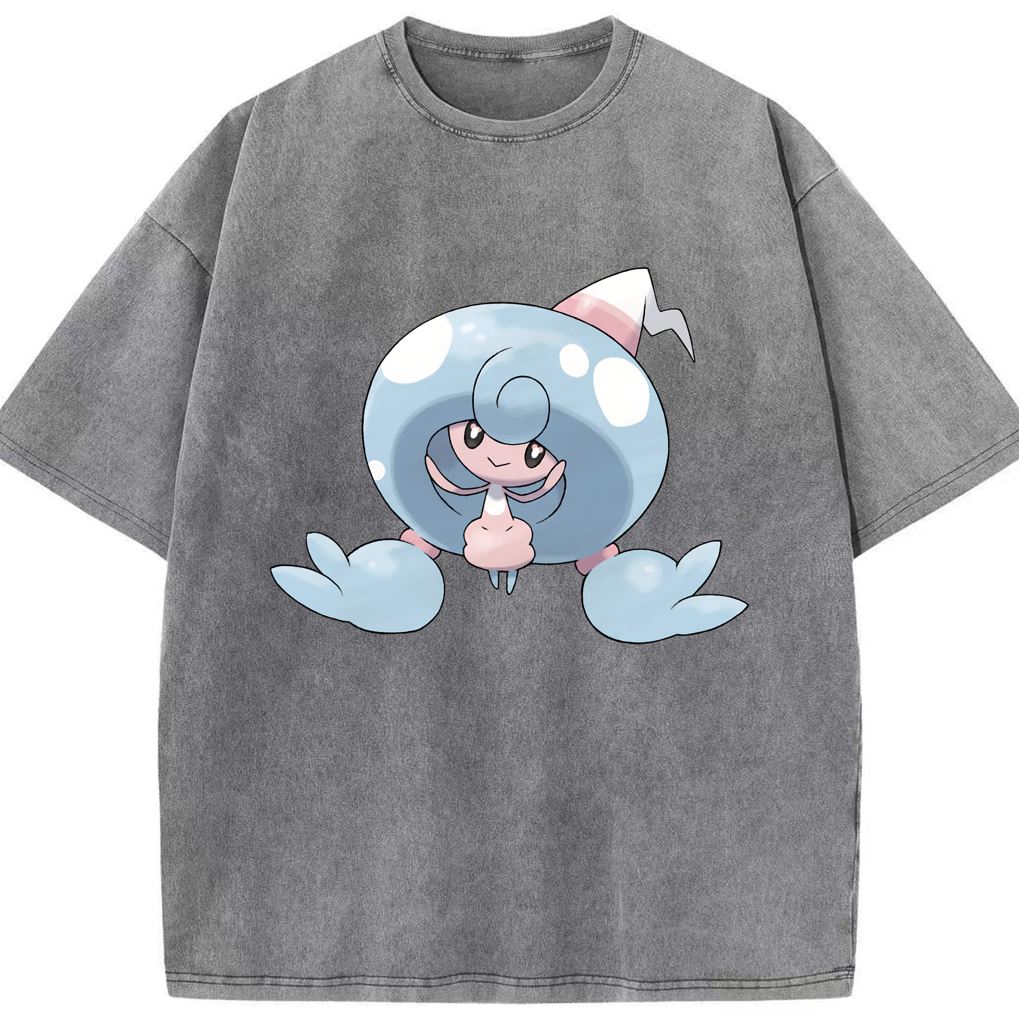 （画像用） ポケットモンスター Pokémon 綿100% ヴィンテージ風 半袖Tシャツ（フロントプリント）
