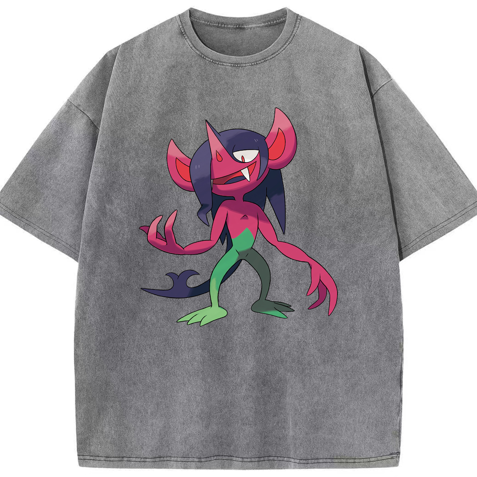 （画像用） ポケットモンスター Pokémon 綿100% ヴィンテージ風 半袖Tシャツ（フロントプリント）