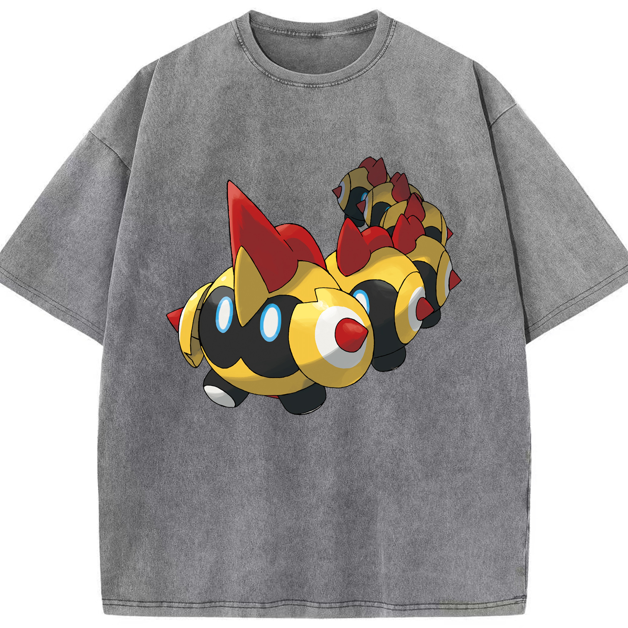 （画像用） ポケットモンスター Pokémon 綿100% ヴィンテージ風 半袖Tシャツ（フロントプリント）
