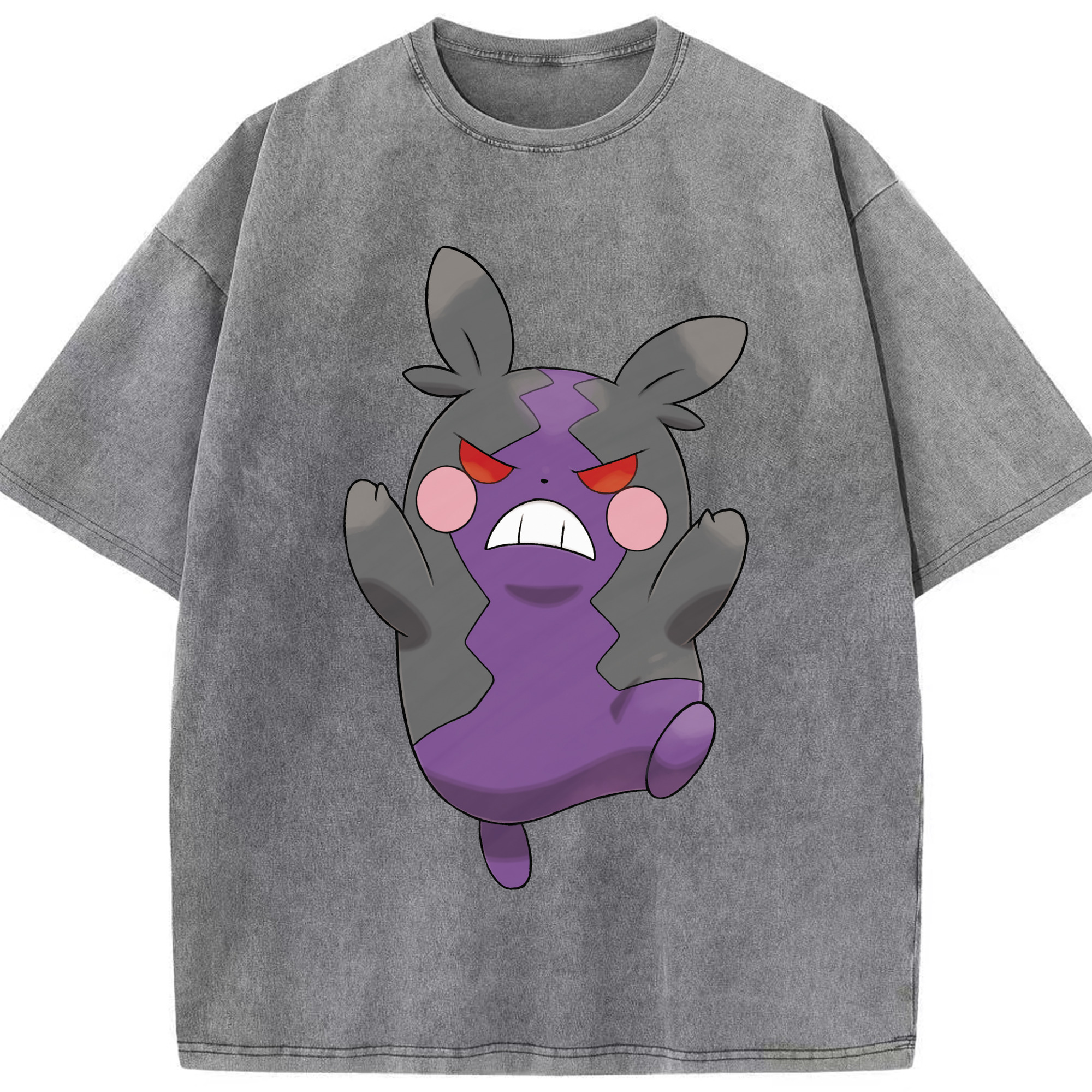 （画像用） ポケットモンスター Pokémon 綿100% ヴィンテージ風 半袖Tシャツ（フロントプリント）