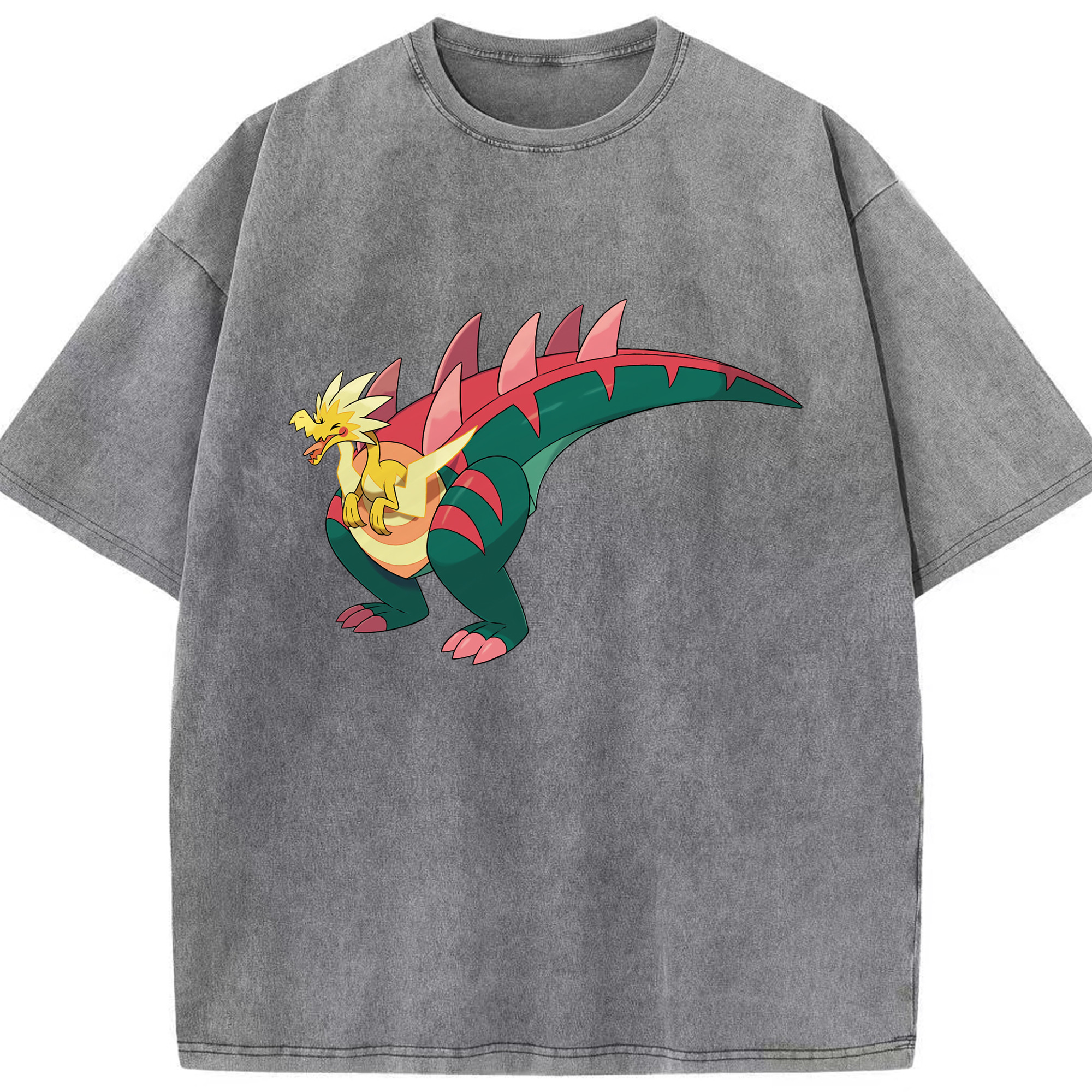 （画像用） ポケットモンスター Pokémon 綿100% ヴィンテージ風 半袖Tシャツ（フロントプリント）