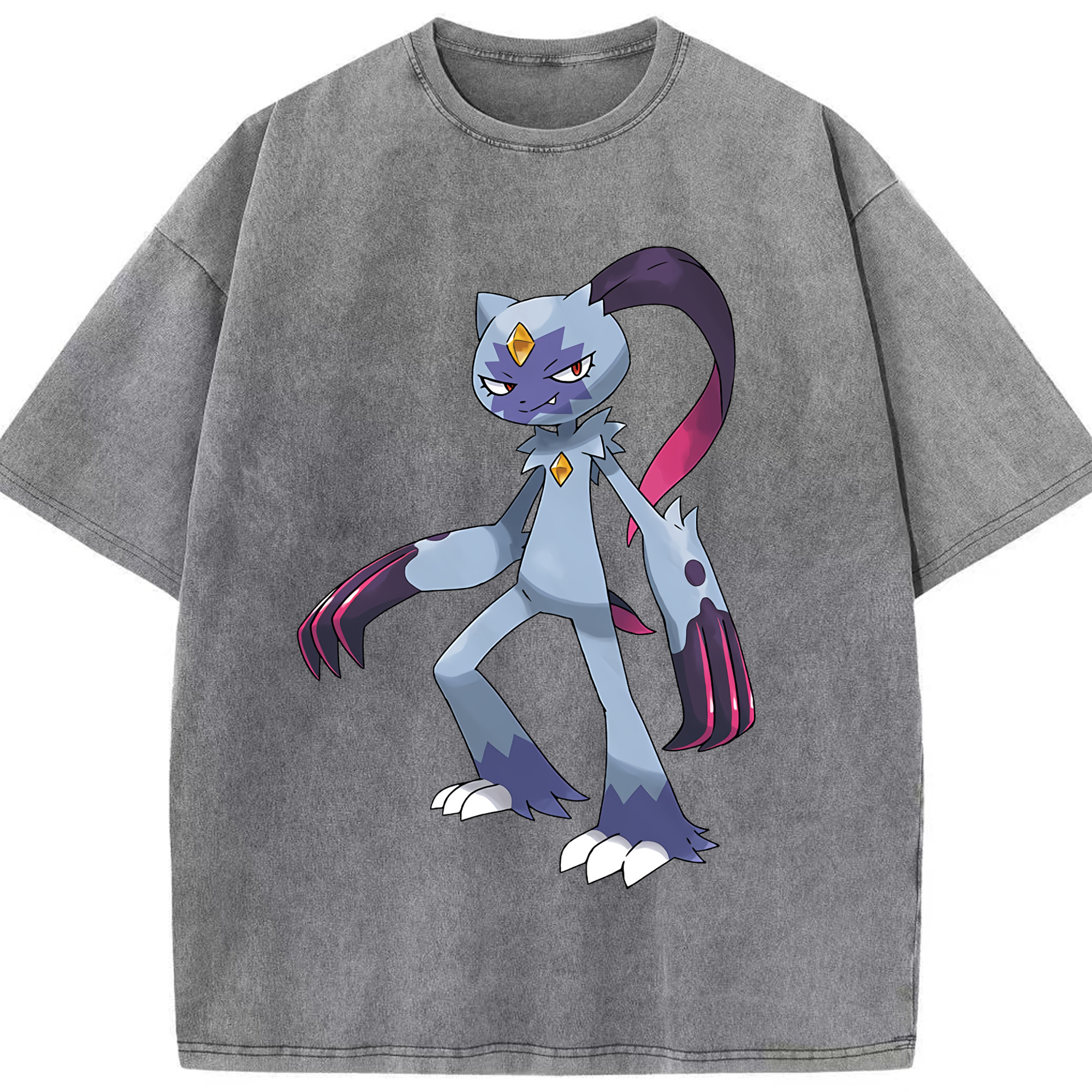 （画像用） ポケットモンスター Pokémon 綿100% ヴィンテージ風 半袖Tシャツ（フロントプリント）