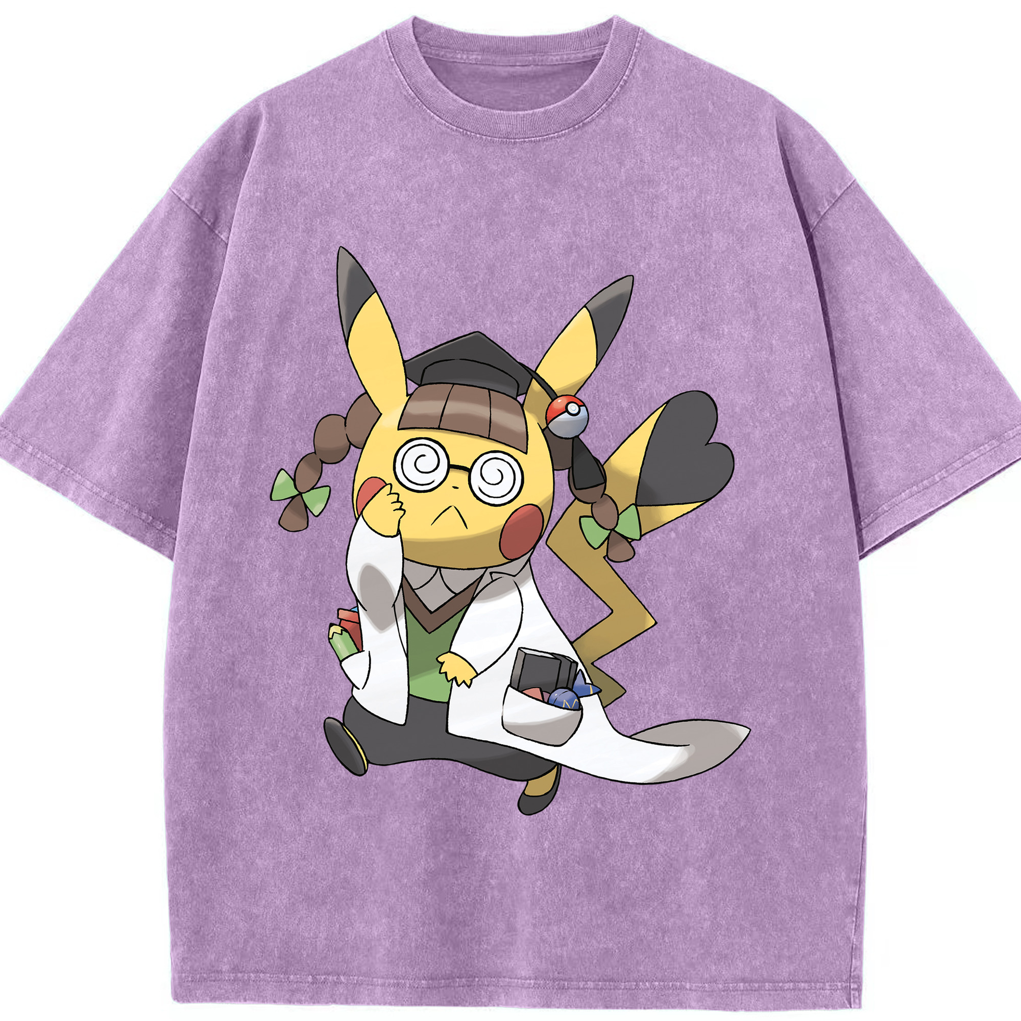 （画像用） ポケットモンスター Pokémon 綿100% ヴィンテージ風 半袖Tシャツ（フロントプリント）