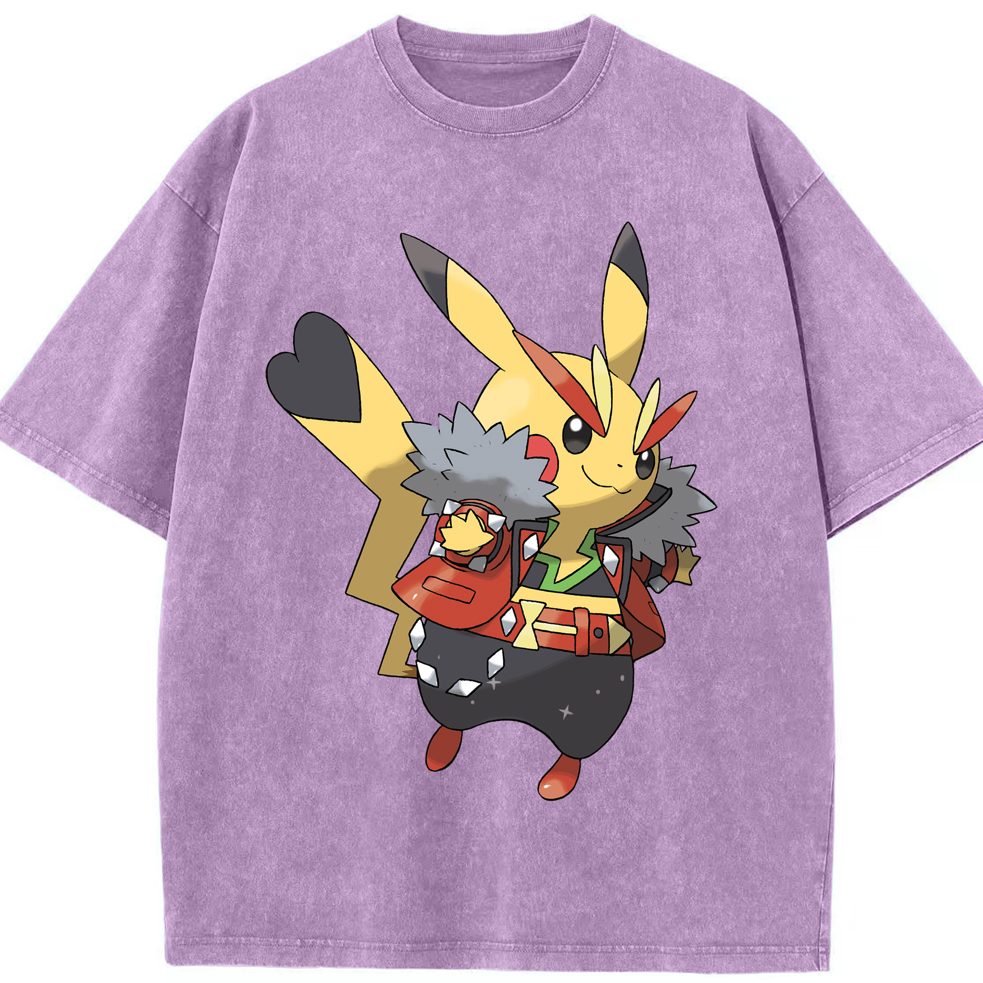 （画像用） ポケットモンスター Pokémon 綿100% ヴィンテージ風 半袖Tシャツ（フロントプリント）