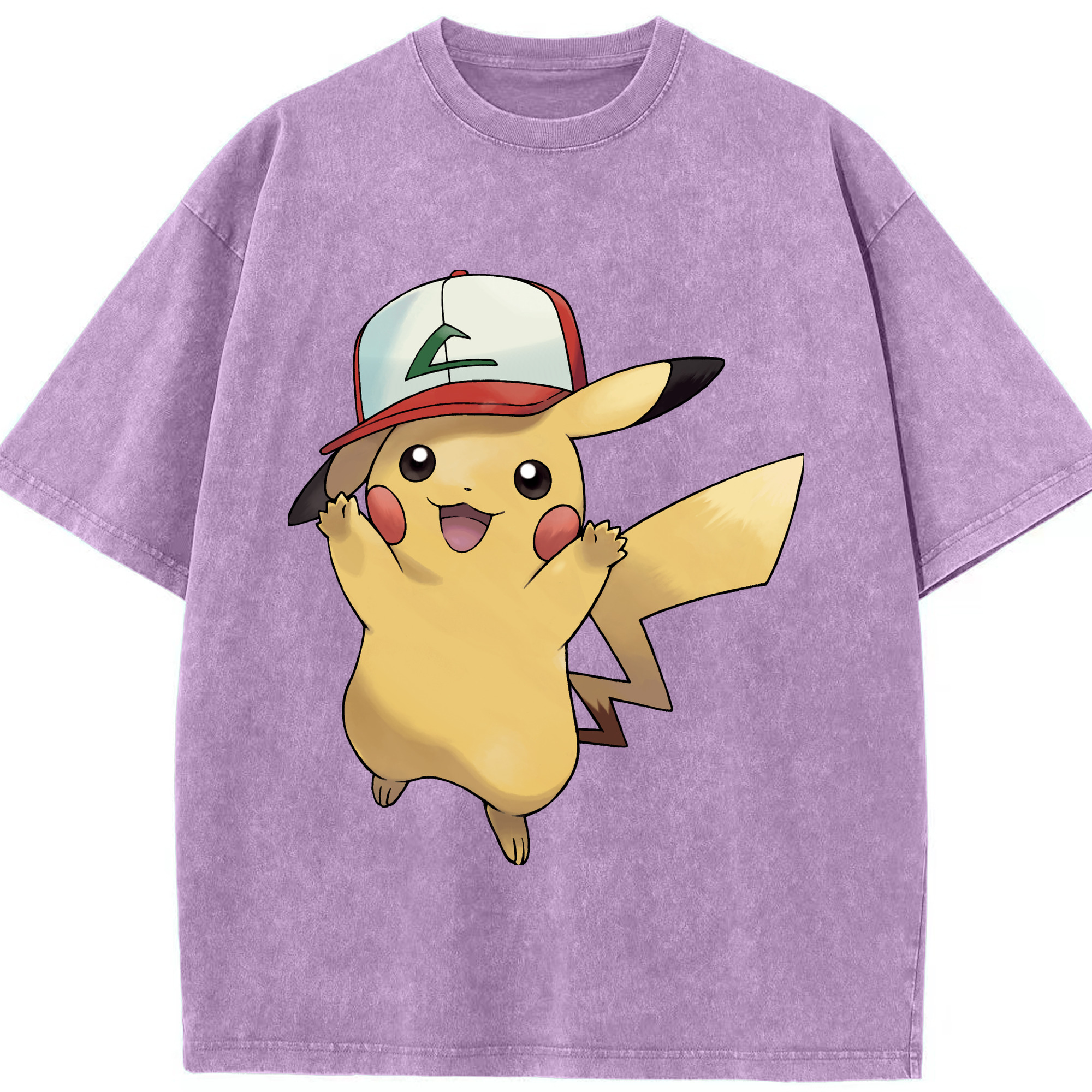 （画像用） ポケットモンスター Pokémon 綿100% ヴィンテージ風 半袖Tシャツ（フロントプリント）
