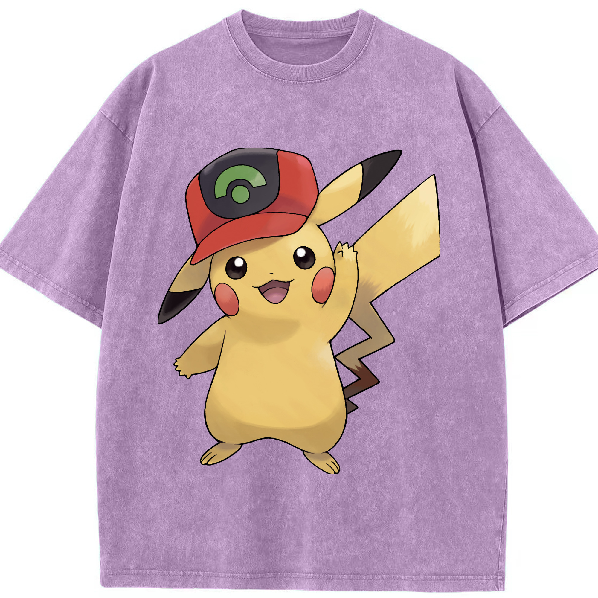 （画像用） ポケットモンスター Pokémon 綿100% ヴィンテージ風 半袖Tシャツ（フロントプリント）