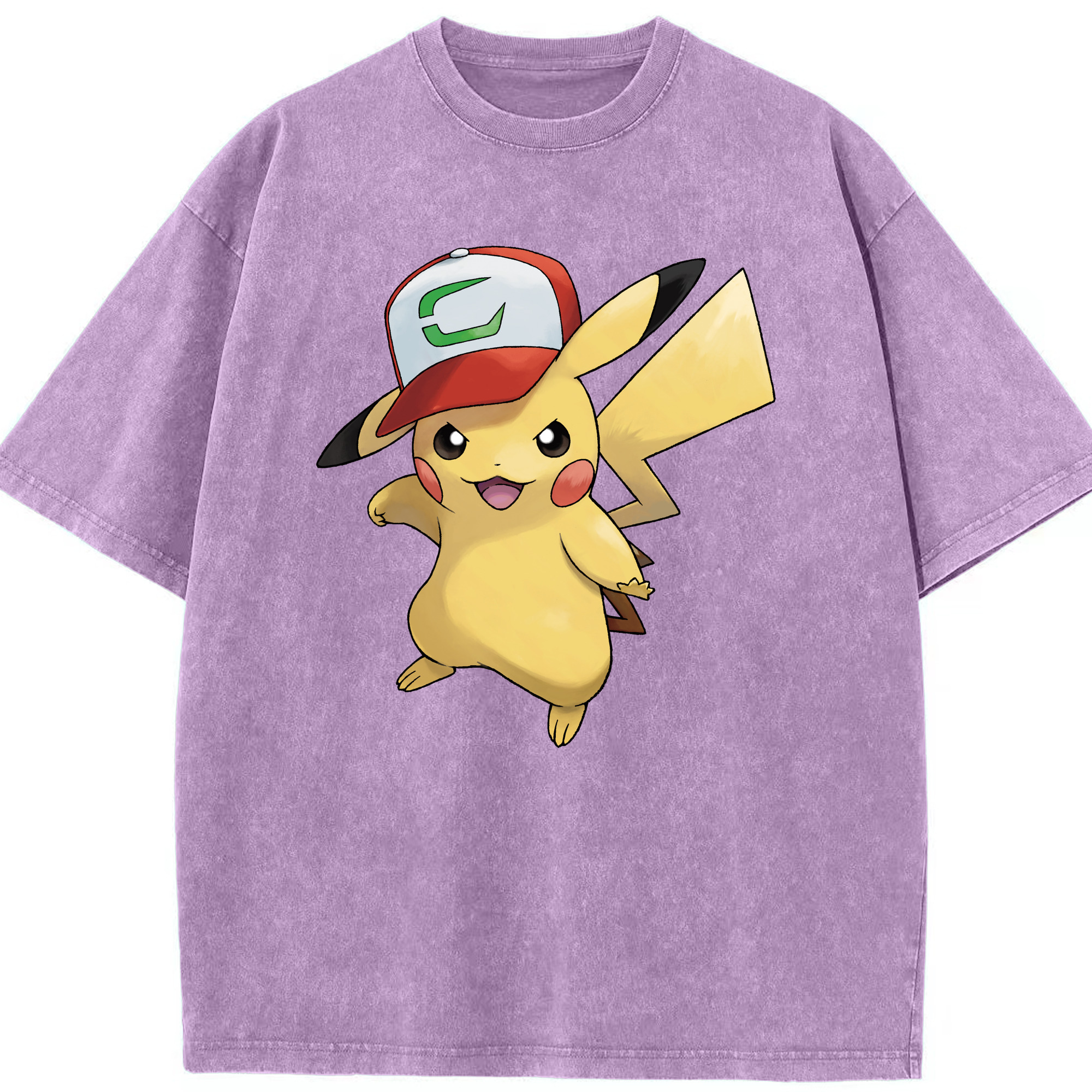 （画像用） ポケットモンスター Pokémon 綿100% ヴィンテージ風 半袖Tシャツ（フロントプリント）