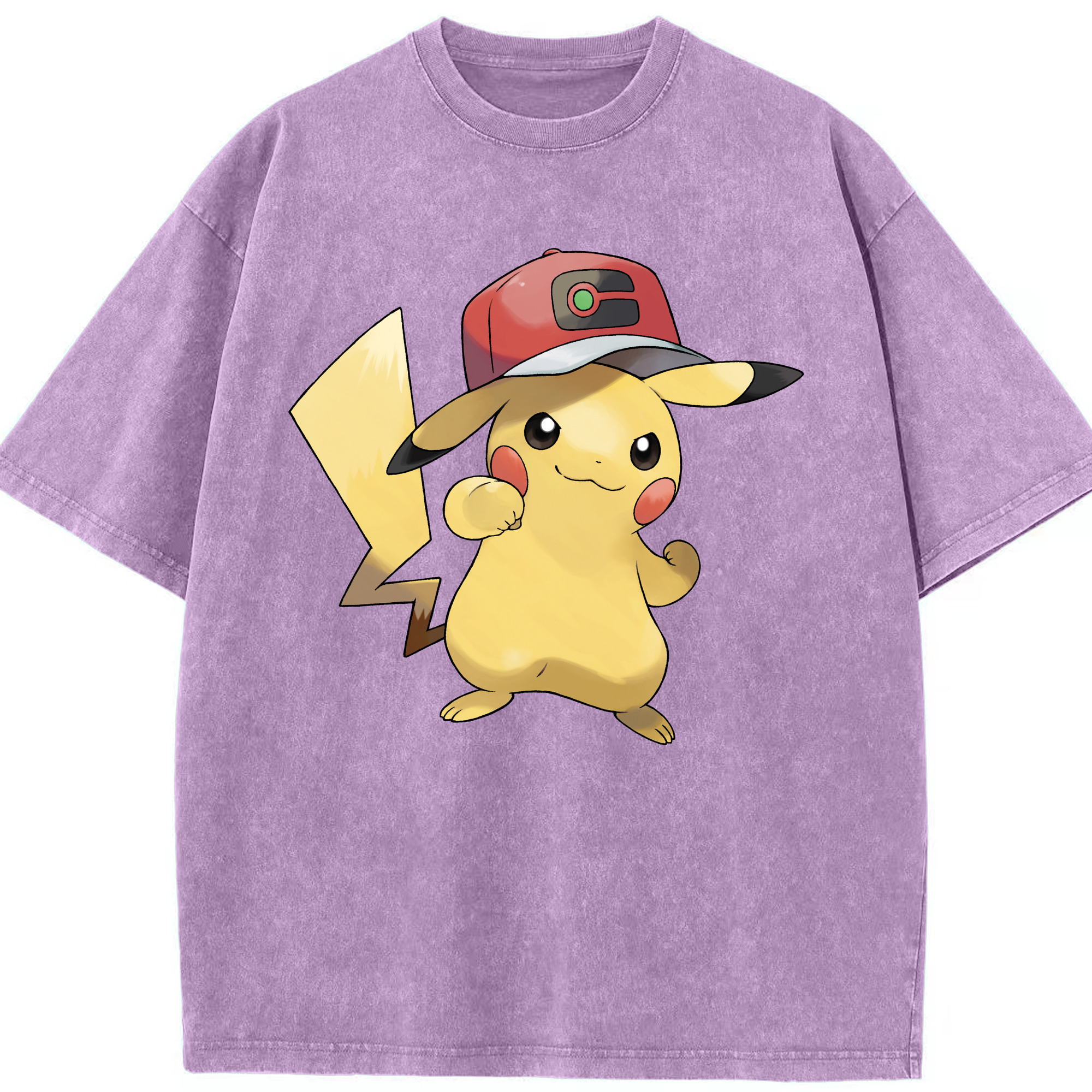 （画像用） ポケットモンスター Pokémon 綿100% ヴィンテージ風 半袖Tシャツ（フロントプリント）