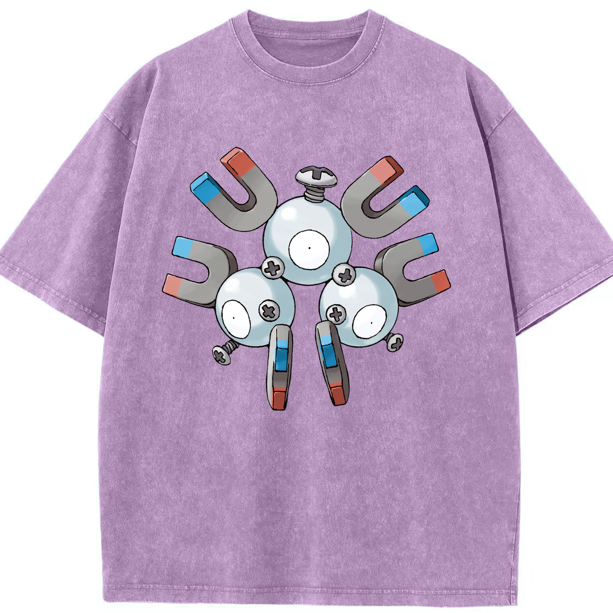 （画像用） ポケットモンスター Pokémon 綿100% ヴィンテージ風 半袖Tシャツ（フロントプリント）