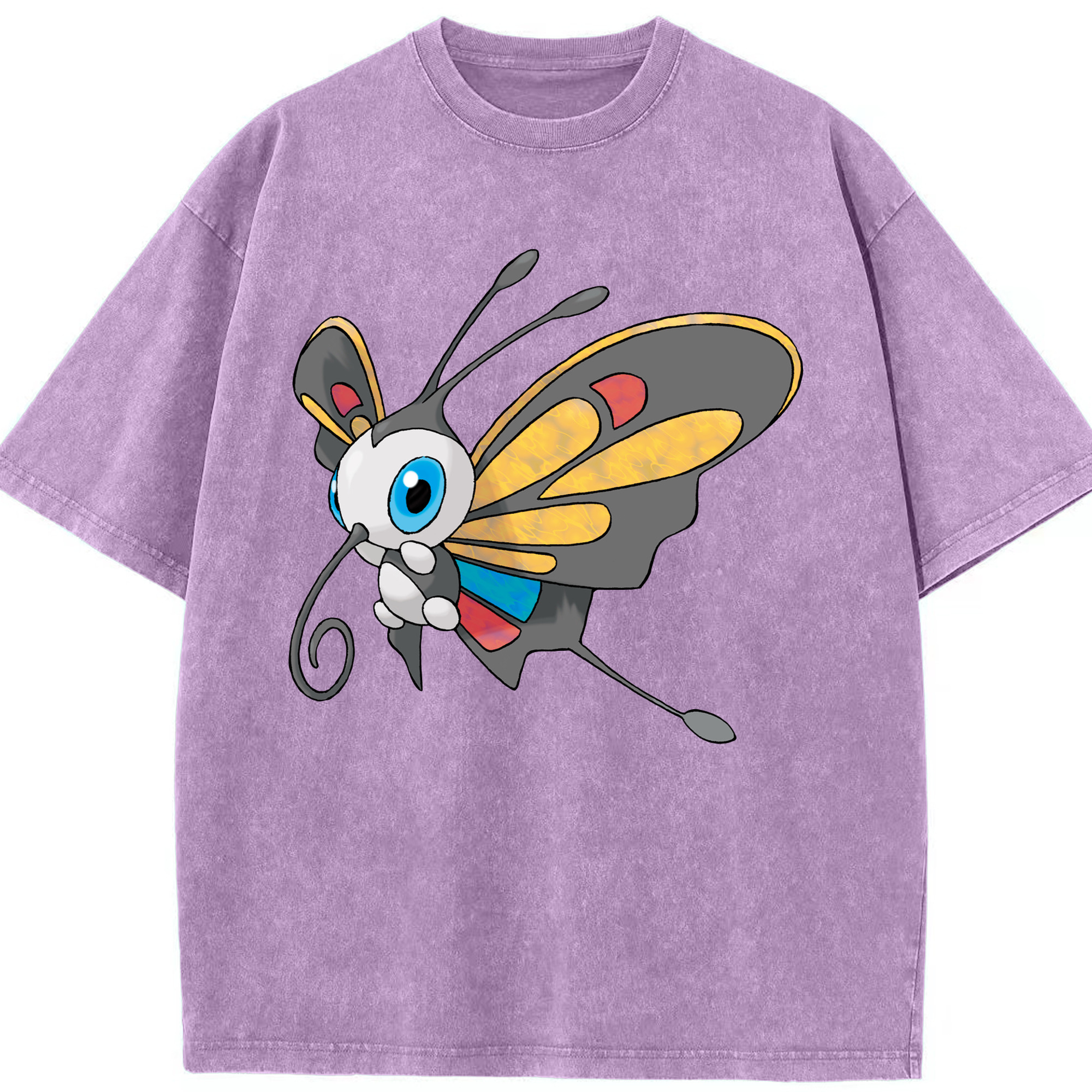 （画像用） ポケットモンスター Pokémon 綿100% ヴィンテージ風 半袖Tシャツ（フロントプリント）