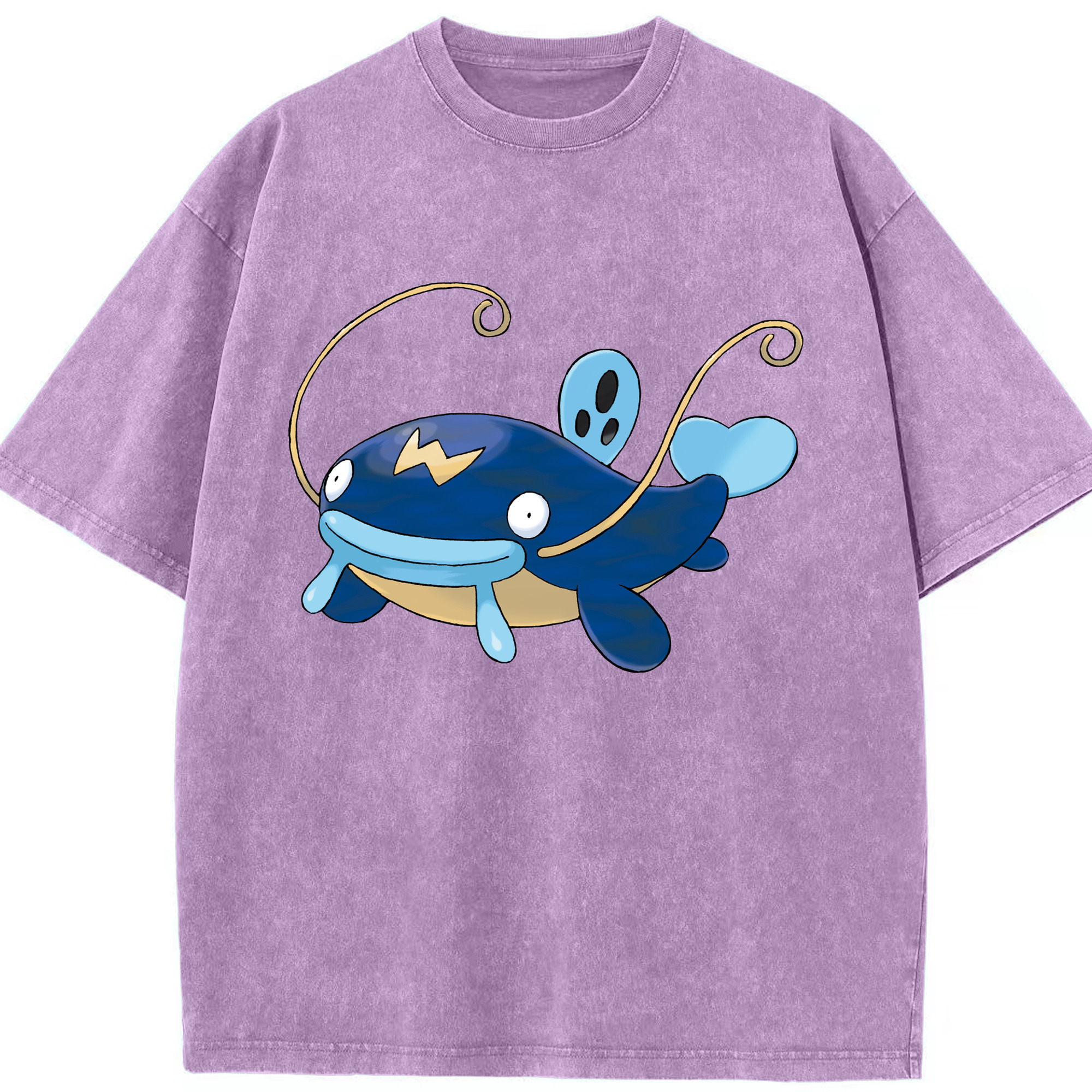 （画像用） ポケットモンスター Pokémon 綿100% ヴィンテージ風 半袖Tシャツ（フロントプリント）