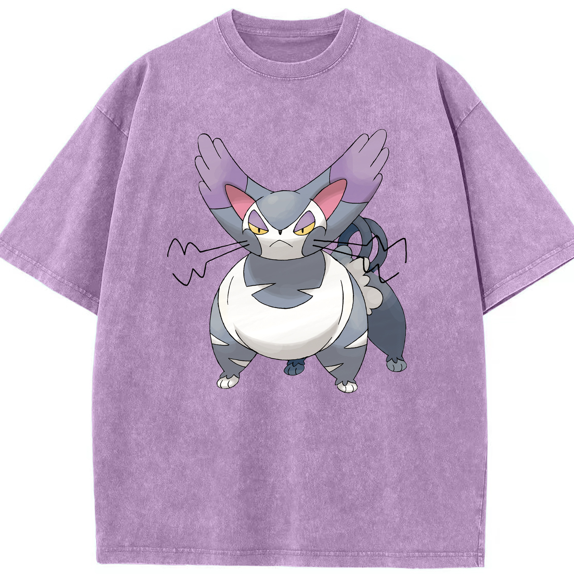 （画像用） ポケットモンスター Pokémon 綿100% ヴィンテージ風 半袖Tシャツ（フロントプリント）