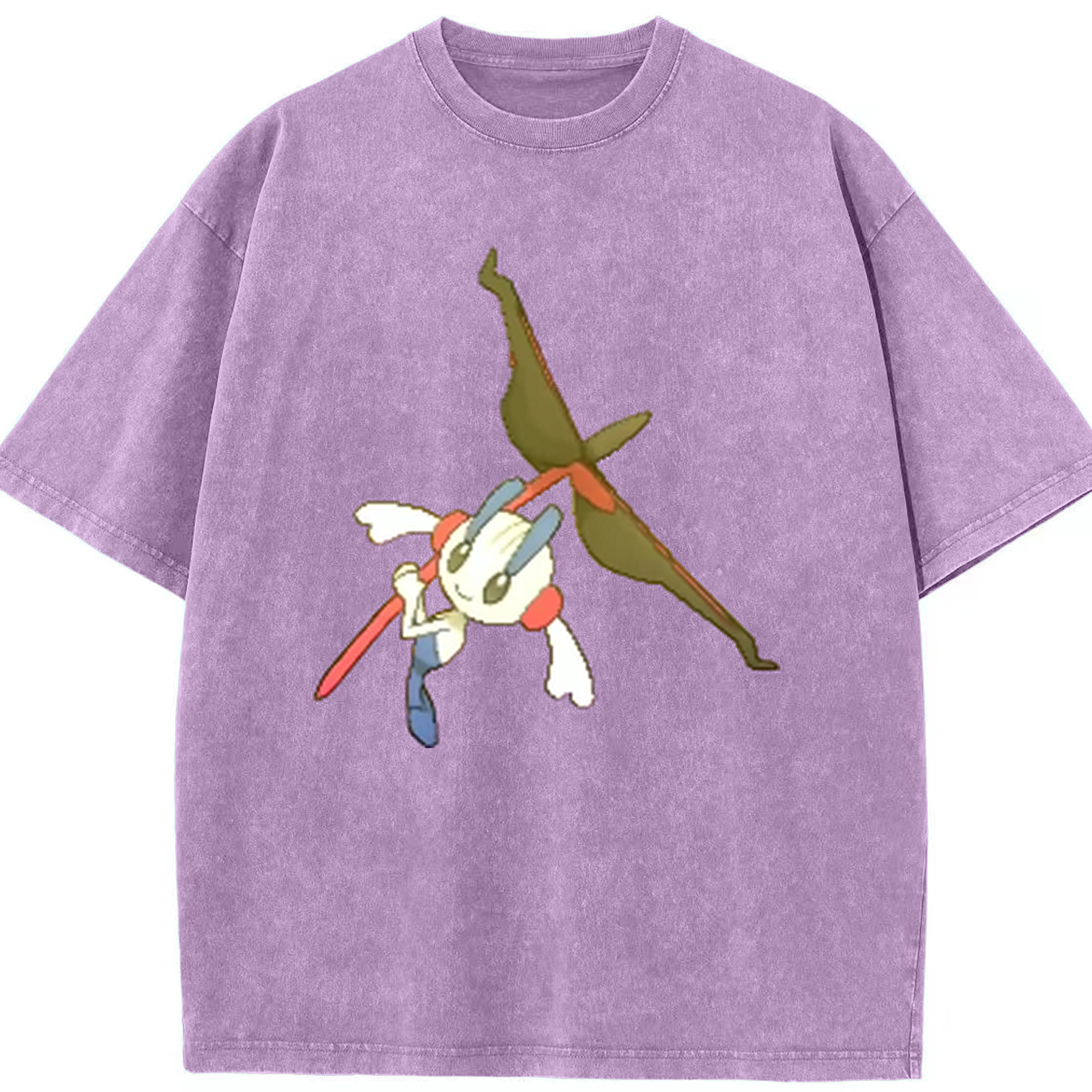 （画像用） ポケットモンスター Pokémon 綿100% ヴィンテージ風 半袖Tシャツ（フロントプリント）