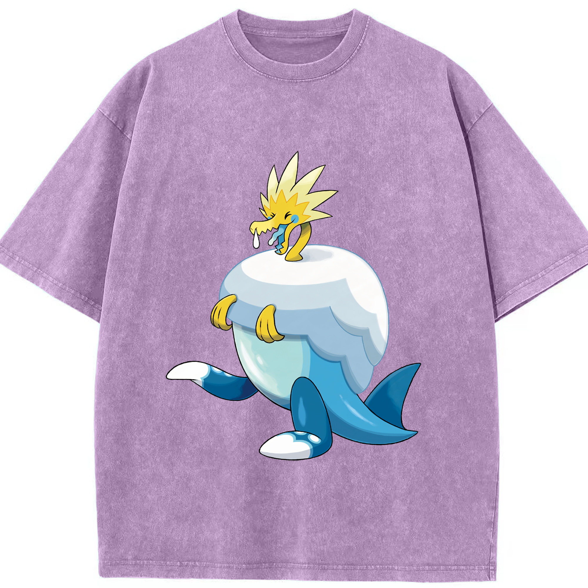 （画像用） ポケットモンスター Pokémon 綿100% ヴィンテージ風 半袖Tシャツ（フロントプリント）