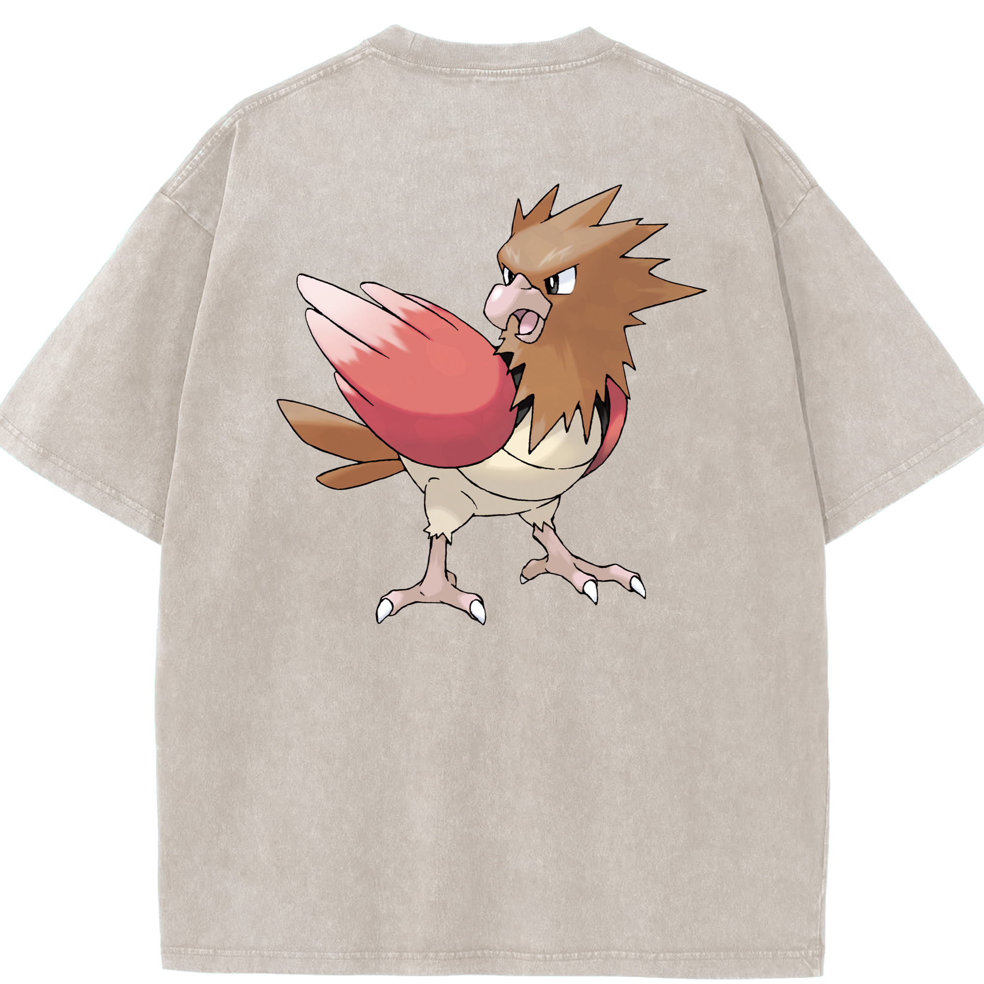 （画像用） ポケットモンスター Pokémon 綿100% ヴィンテージ風 半袖Tシャツ（背面プリント）