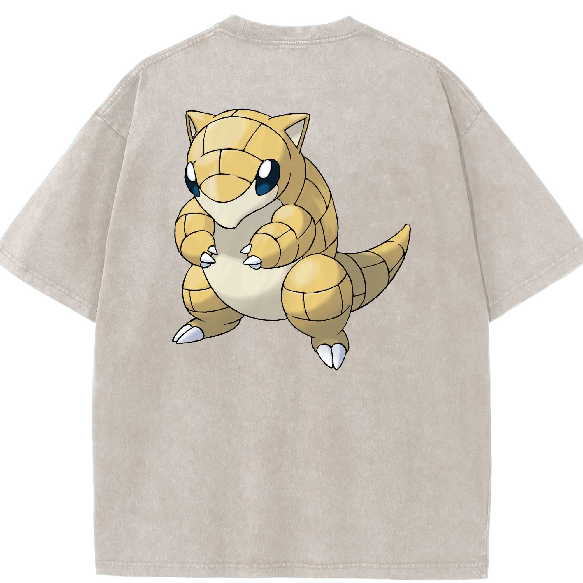 （画像用） ポケットモンスター Pokémon 綿100% ヴィンテージ風 半袖Tシャツ（背面プリント）