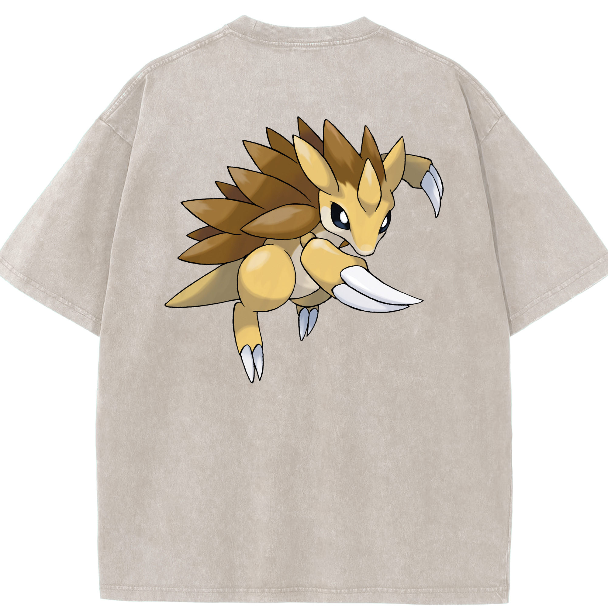 （画像用） ポケットモンスター Pokémon 綿100% ヴィンテージ風 半袖Tシャツ（背面プリント）