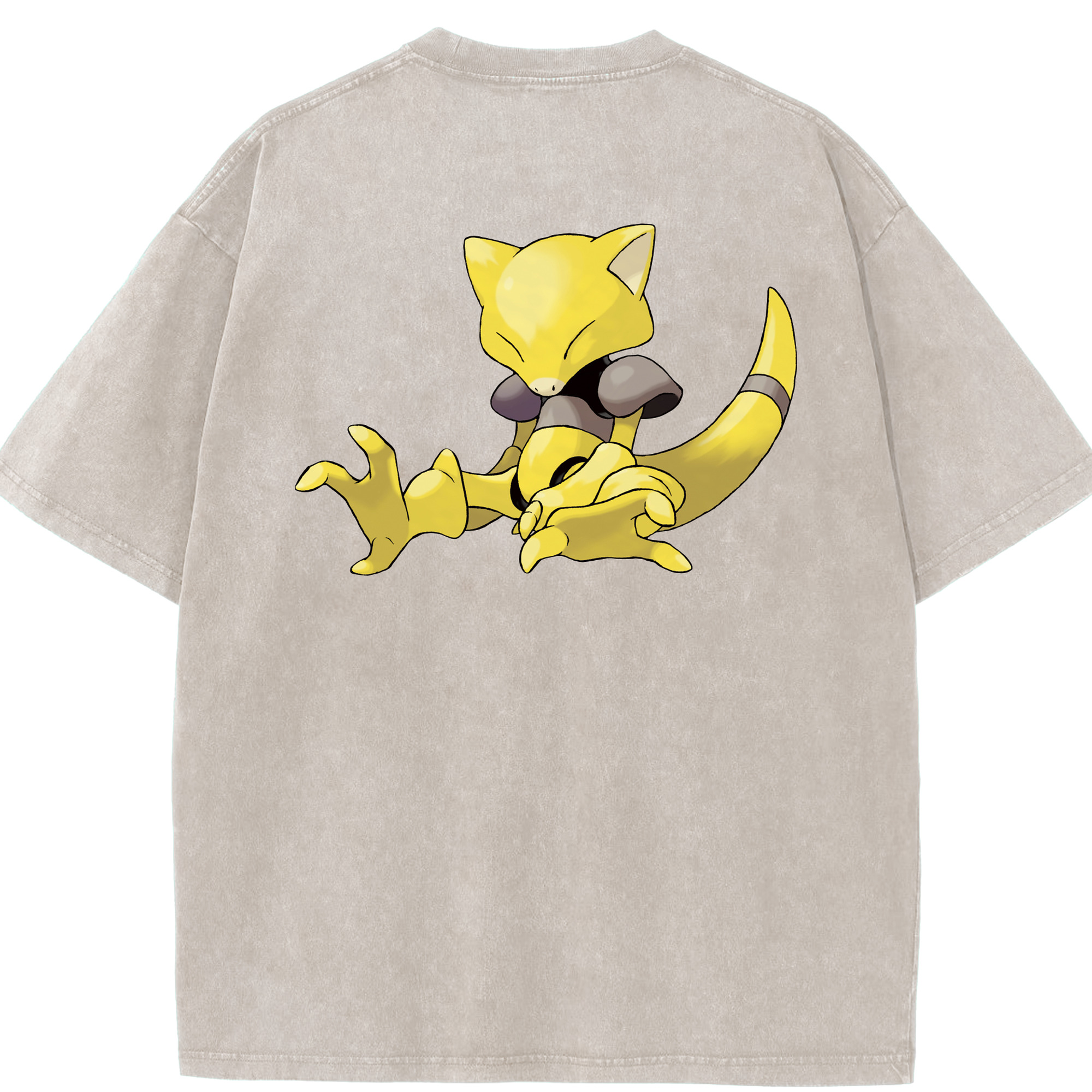 （画像用） ポケットモンスター Pokémon 綿100% ヴィンテージ風 半袖Tシャツ（背面プリント）
