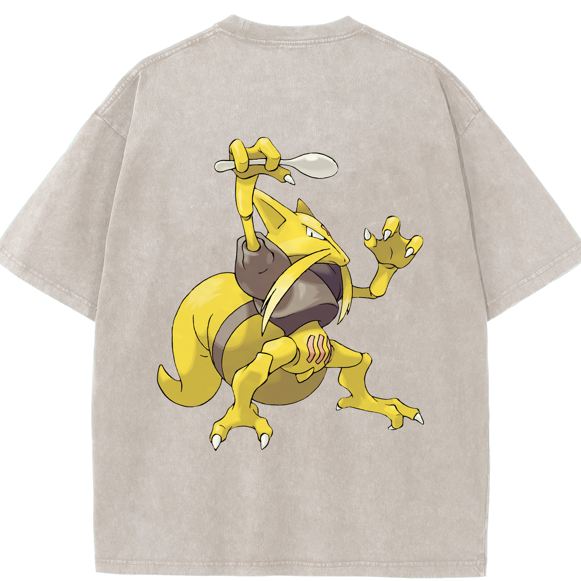 （画像用） ポケットモンスター Pokémon 綿100% ヴィンテージ風 半袖Tシャツ（背面プリント）