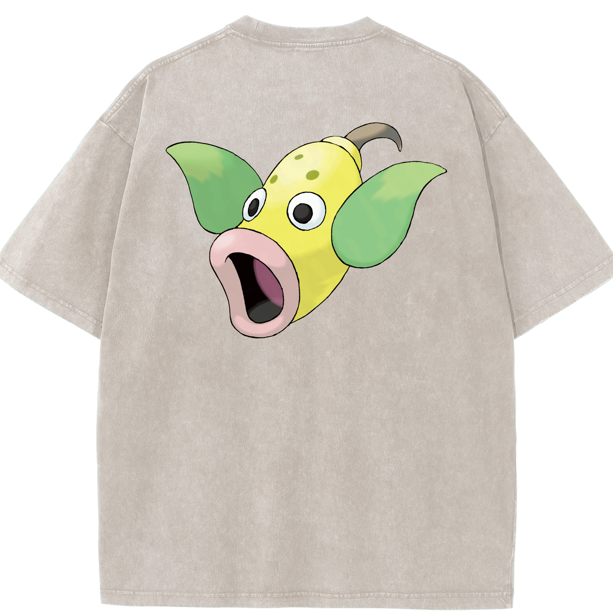 （画像用） ポケットモンスター Pokémon 綿100% ヴィンテージ風 半袖Tシャツ（背面プリント）