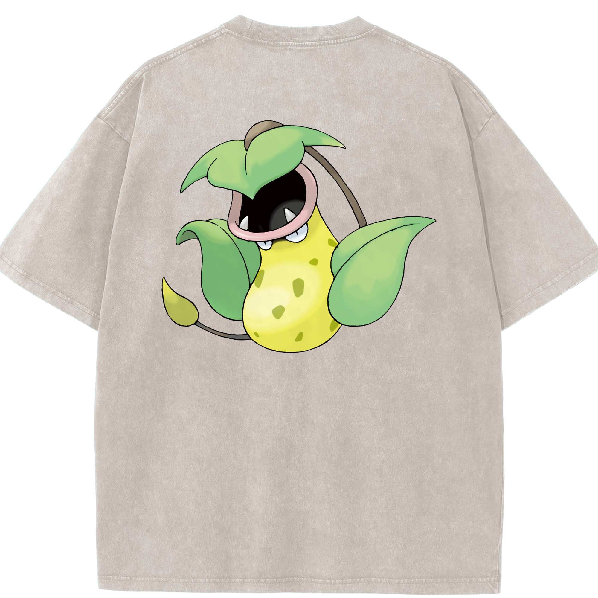 （画像用） ポケットモンスター Pokémon 綿100% ヴィンテージ風 半袖Tシャツ（背面プリント）