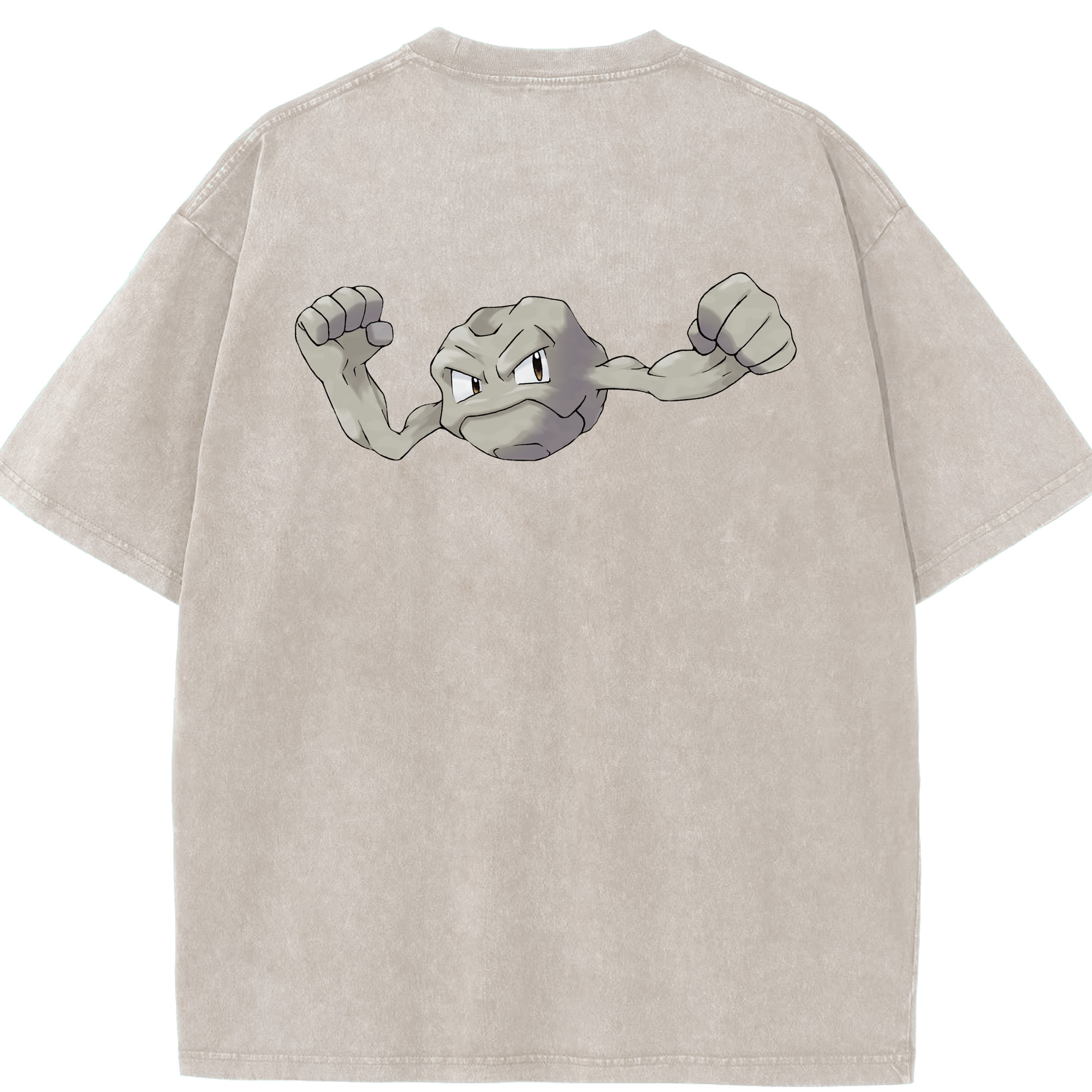（画像用） ポケットモンスター Pokémon 綿100% ヴィンテージ風 半袖Tシャツ（背面プリント）