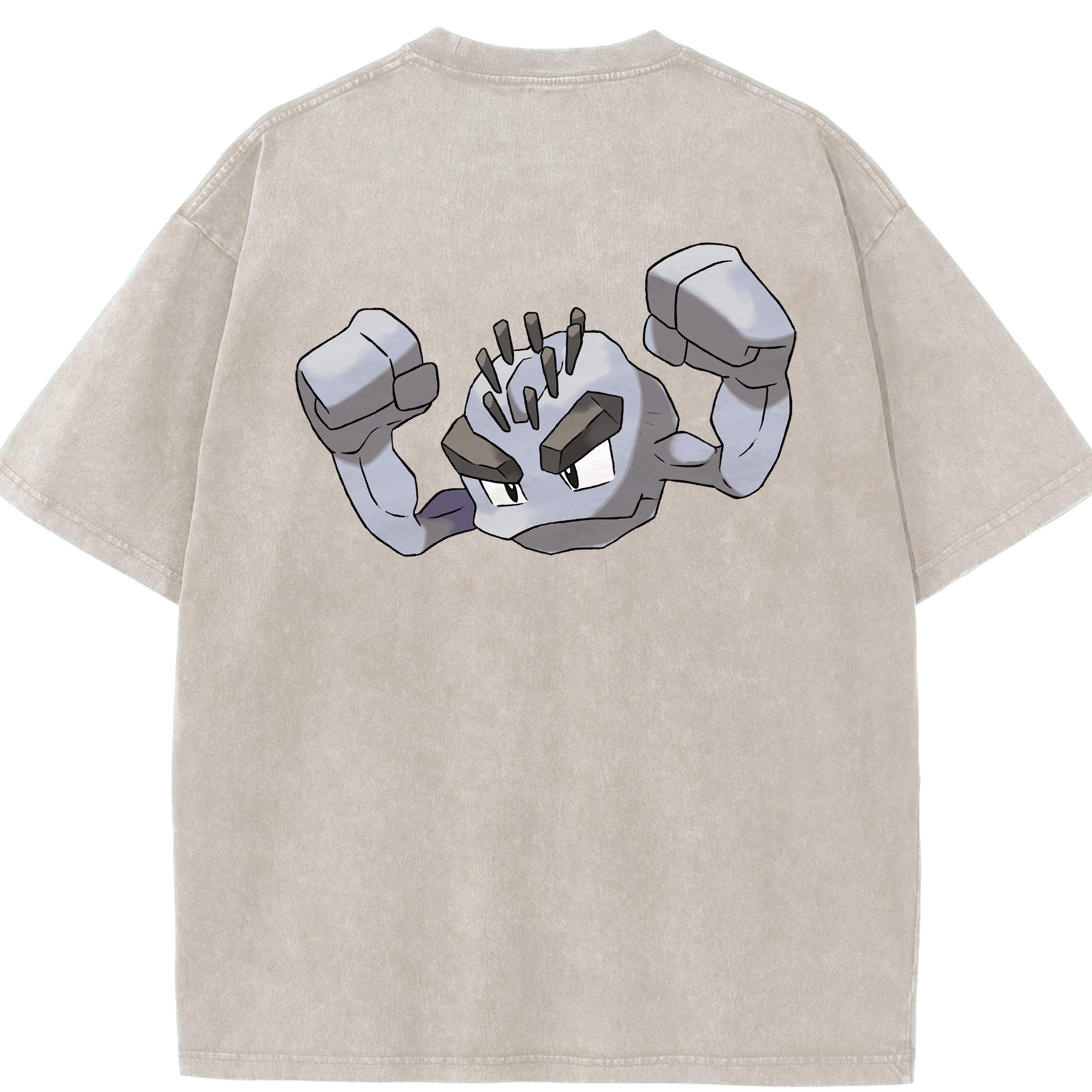 （画像用） ポケットモンスター Pokémon 綿100% ヴィンテージ風 半袖Tシャツ（背面プリント）