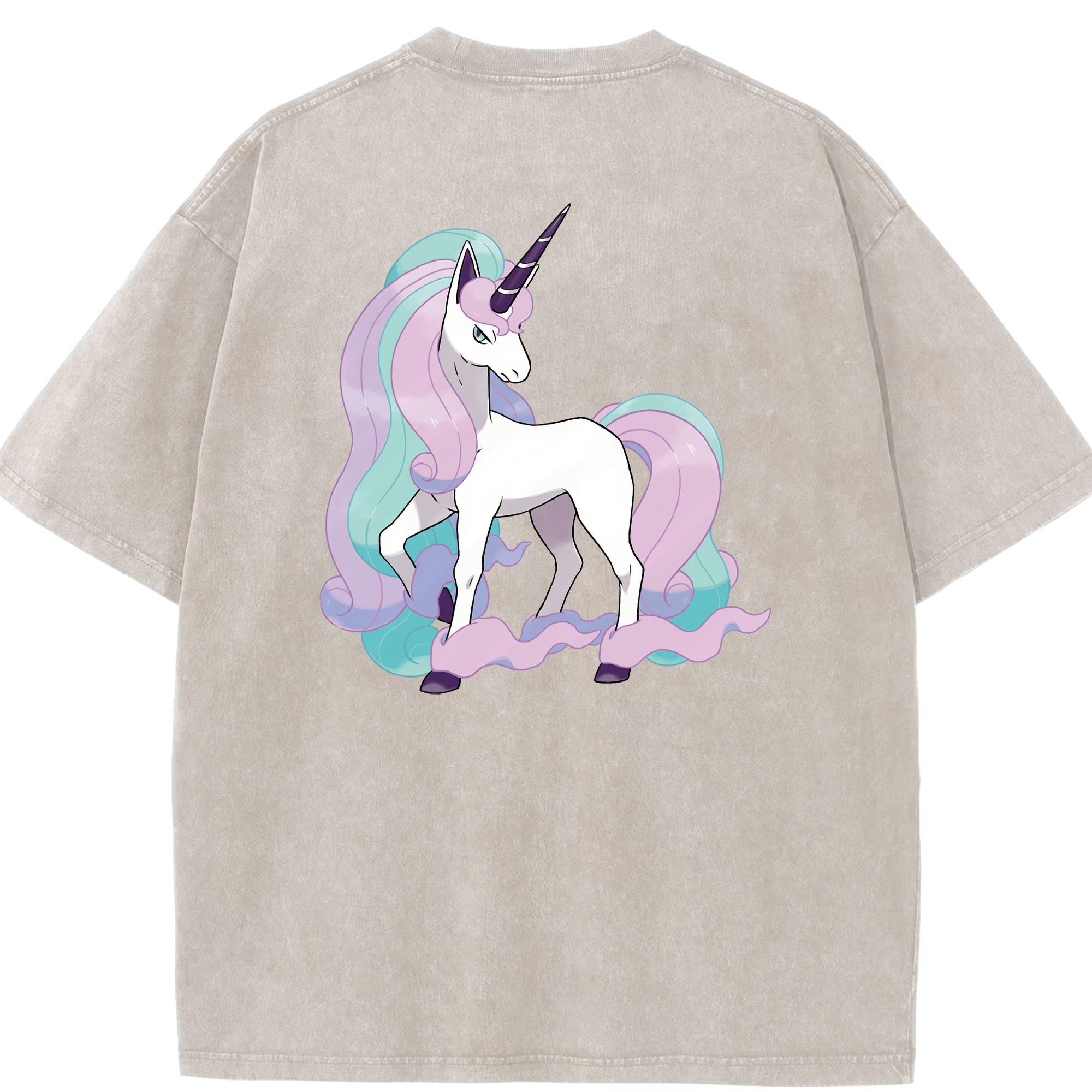 （画像用） ポケットモンスター Pokémon 綿100% ヴィンテージ風 半袖Tシャツ（背面プリント）