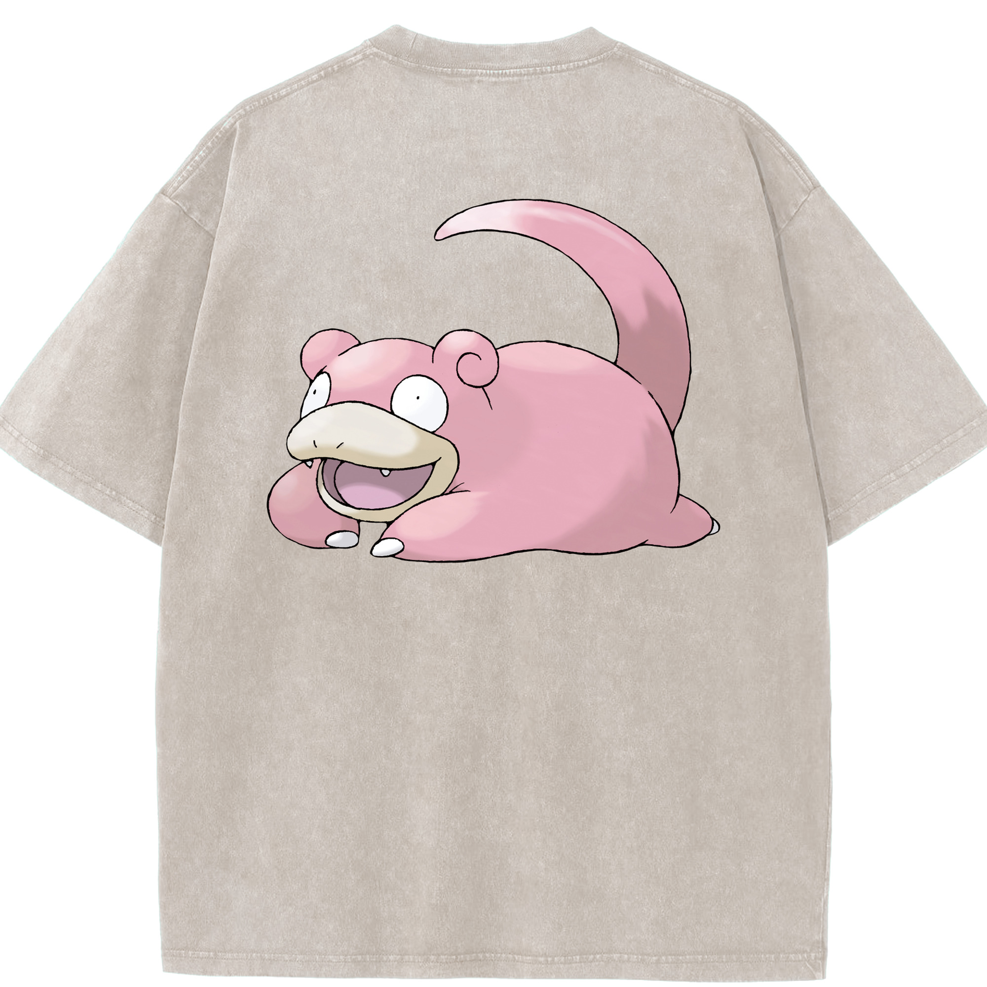 （画像用） ポケットモンスター Pokémon 綿100% ヴィンテージ風 半袖Tシャツ（背面プリント）