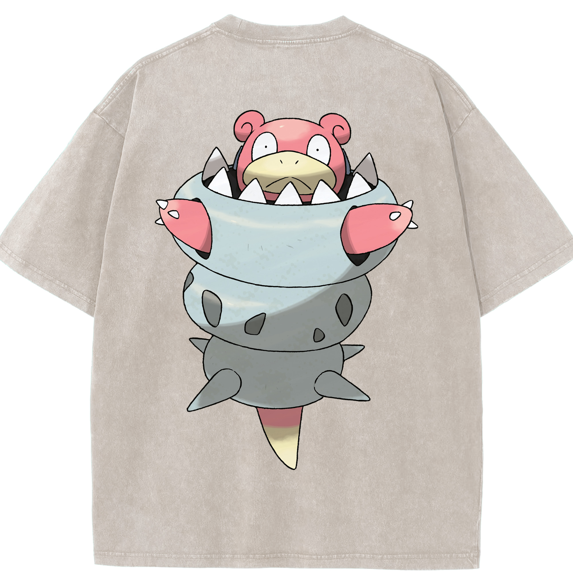 （画像用） ポケットモンスター Pokémon 綿100% ヴィンテージ風 半袖Tシャツ（背面プリント）