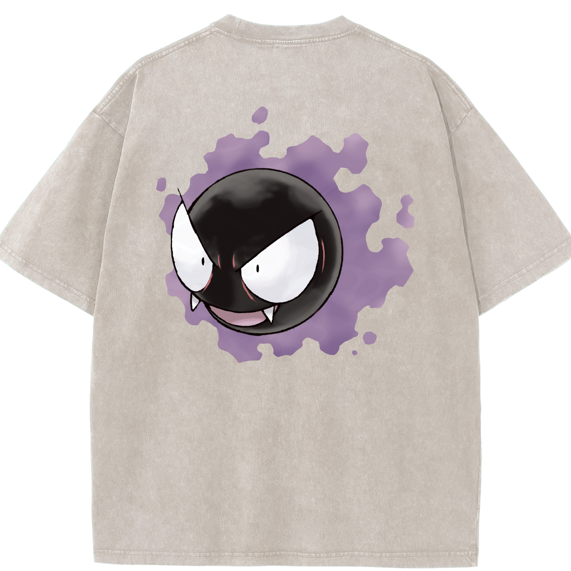 （画像用） ポケットモンスター Pokémon 綿100% ヴィンテージ風 半袖Tシャツ（背面プリント）