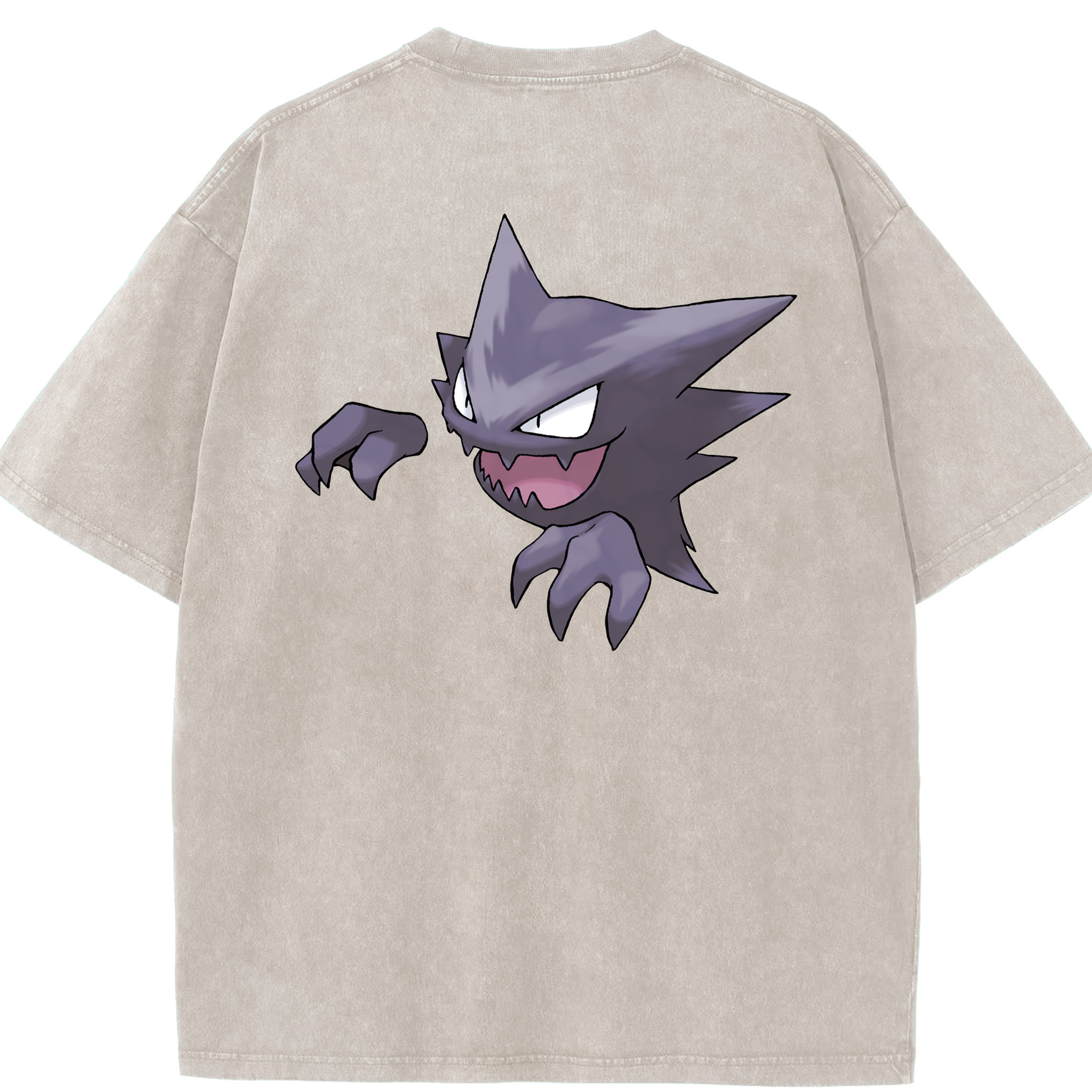 （画像用） ポケットモンスター Pokémon 綿100% ヴィンテージ風 半袖Tシャツ（背面プリント）