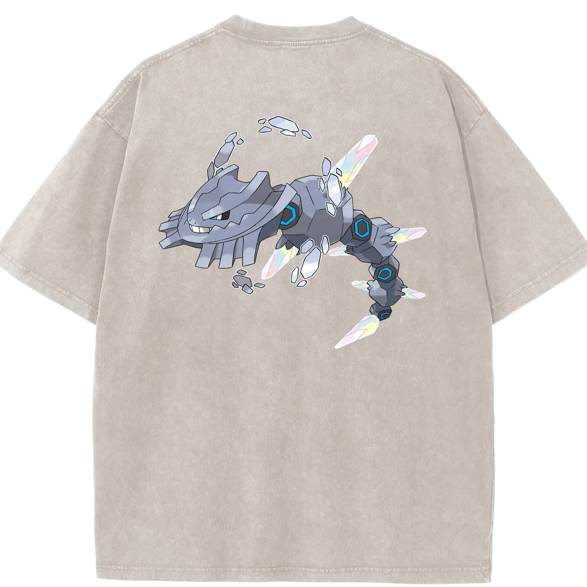 （画像用） ポケットモンスター Pokémon 綿100% ヴィンテージ風 半袖Tシャツ（背面プリント）
